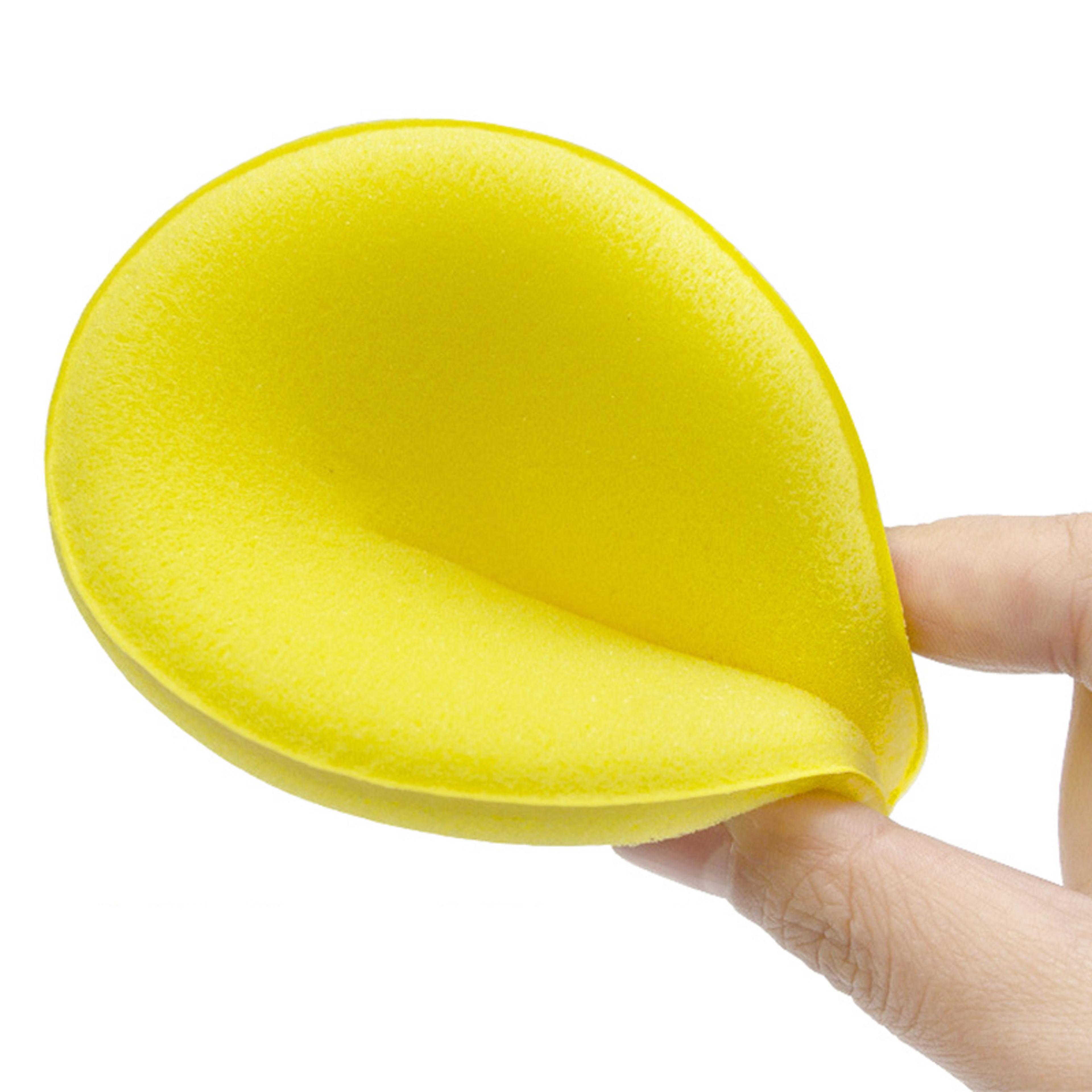 round foam car wax applicator pads for cleaning and polishing