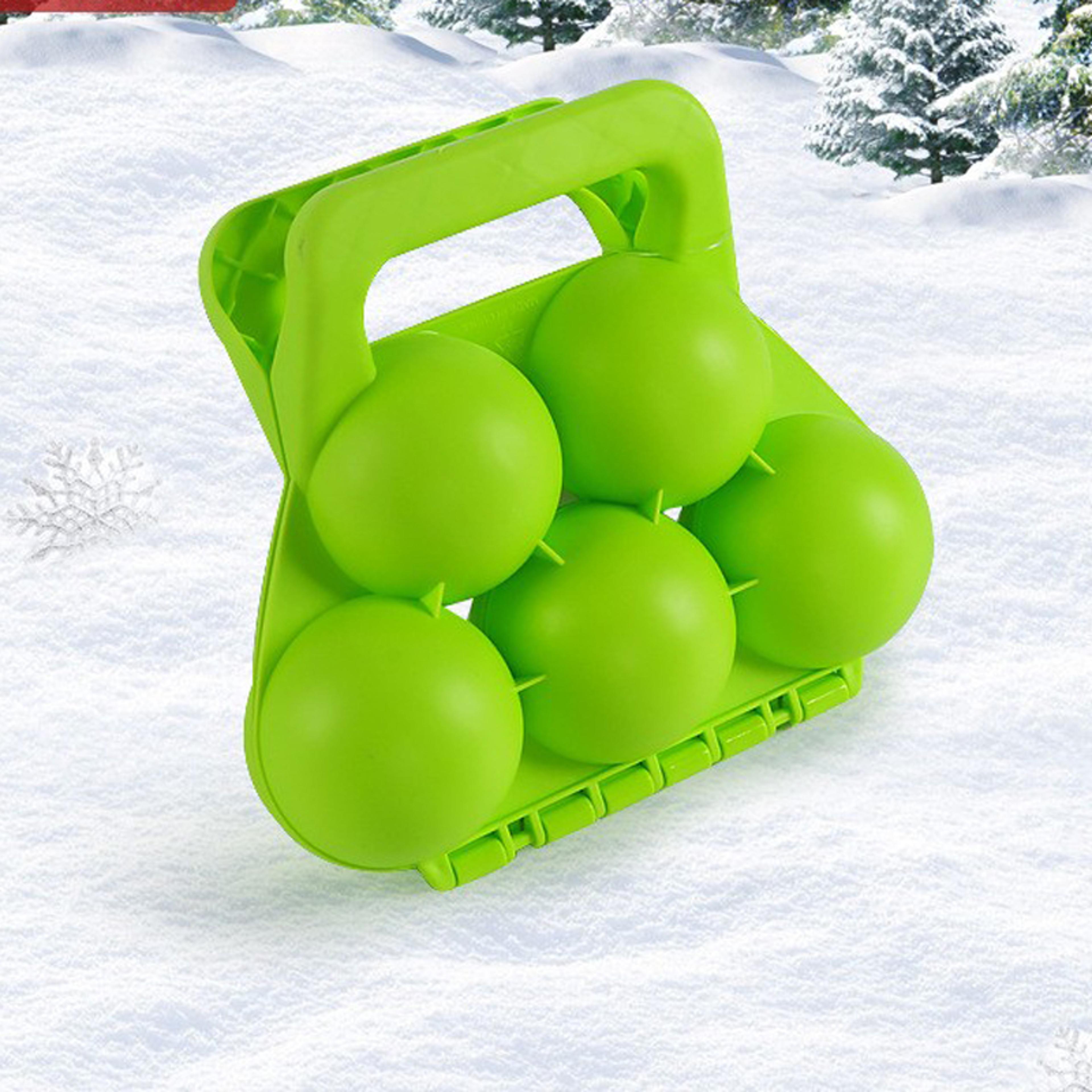 snowball maker tongs ball snow mold for kids winter outdoor play