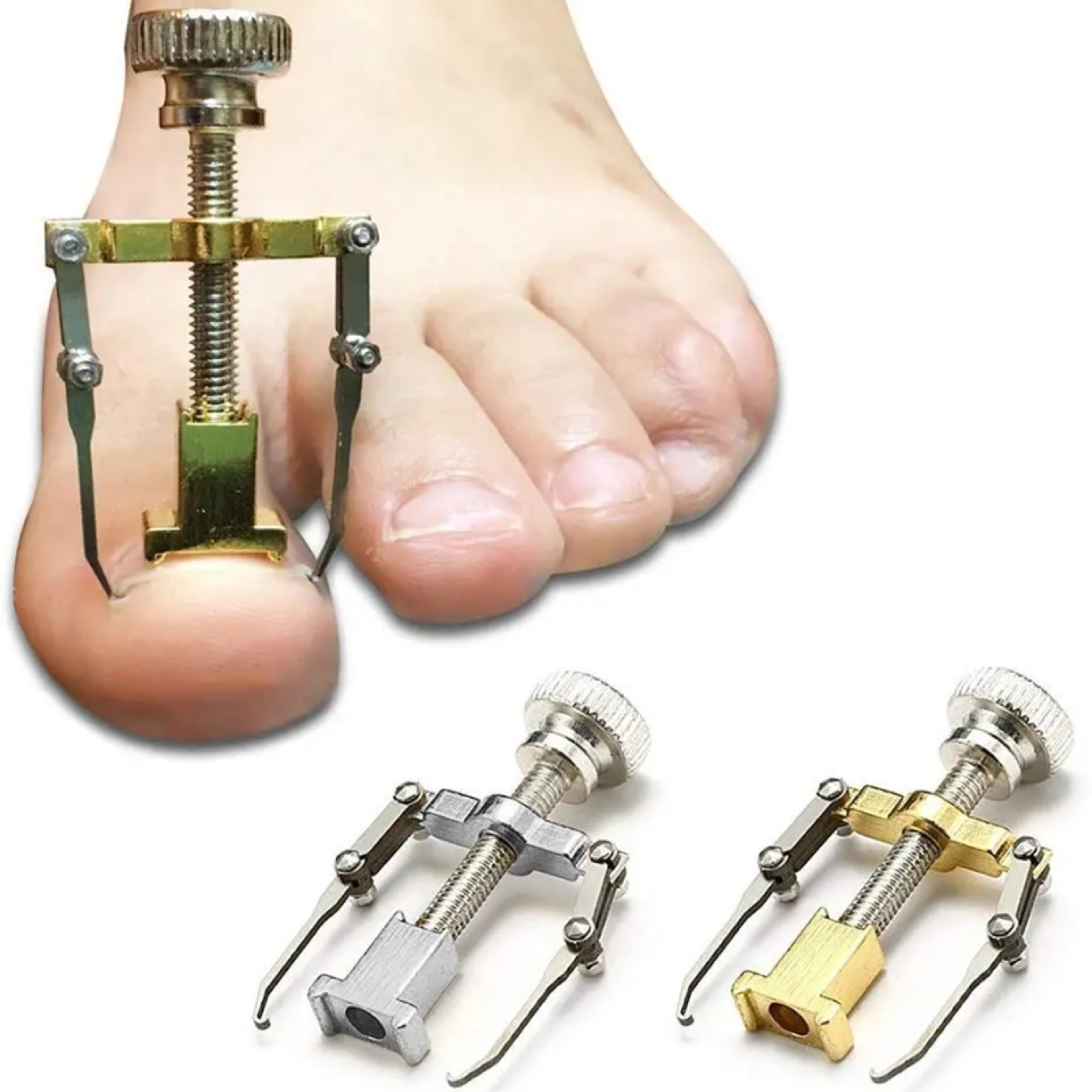 stainless steel toenail correction bracket for toe nail care