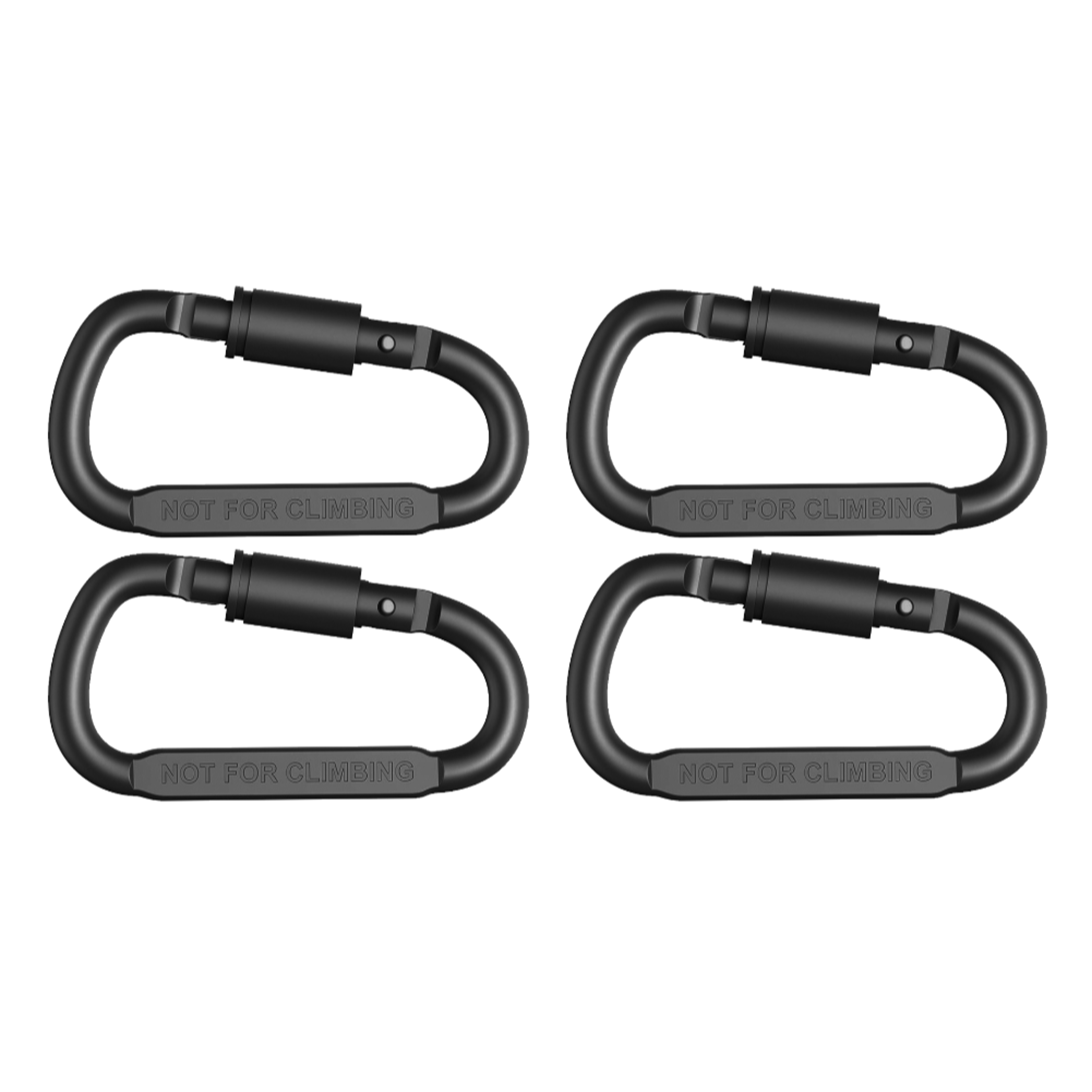 Aluminum Alloy DRing Carabiner Clips With Spring Snap Hook For Keys And Outdoor Gear 6