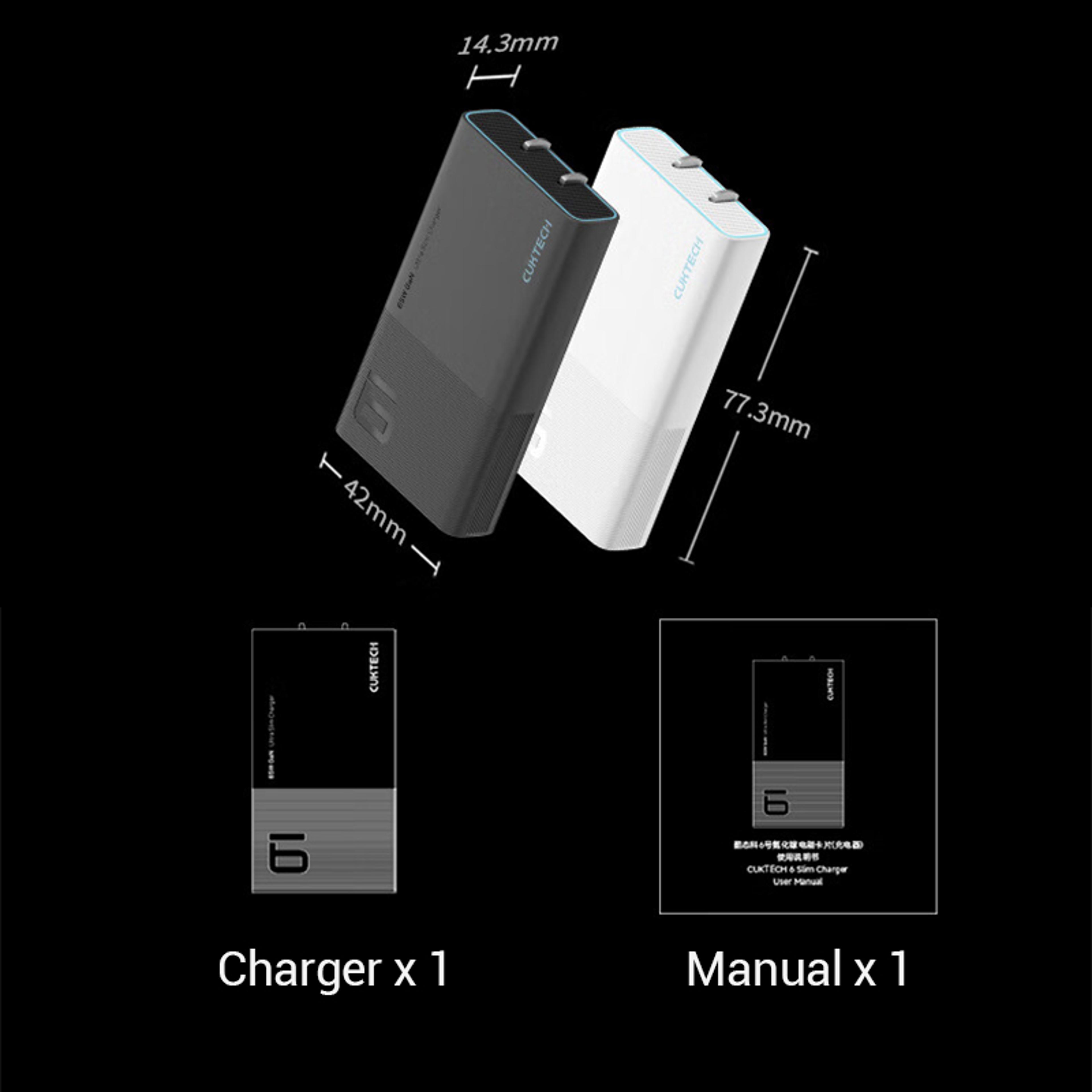 65W GaN USBC Fast Charger With Dual TypeC Ports And PD 30 5