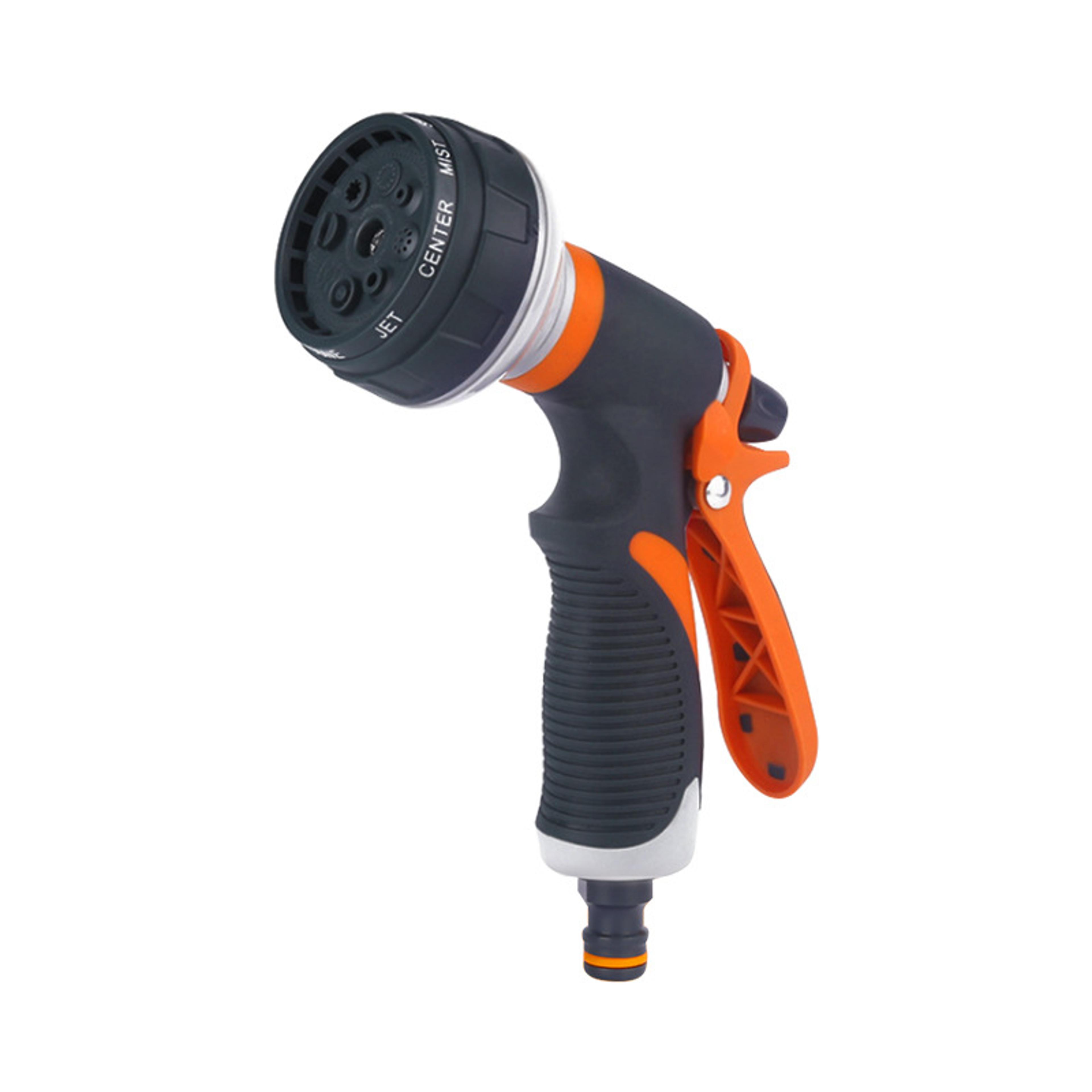 Mode Garden Hose Spray Nozzle With Adjustable Water Flow And Soft Grip 6