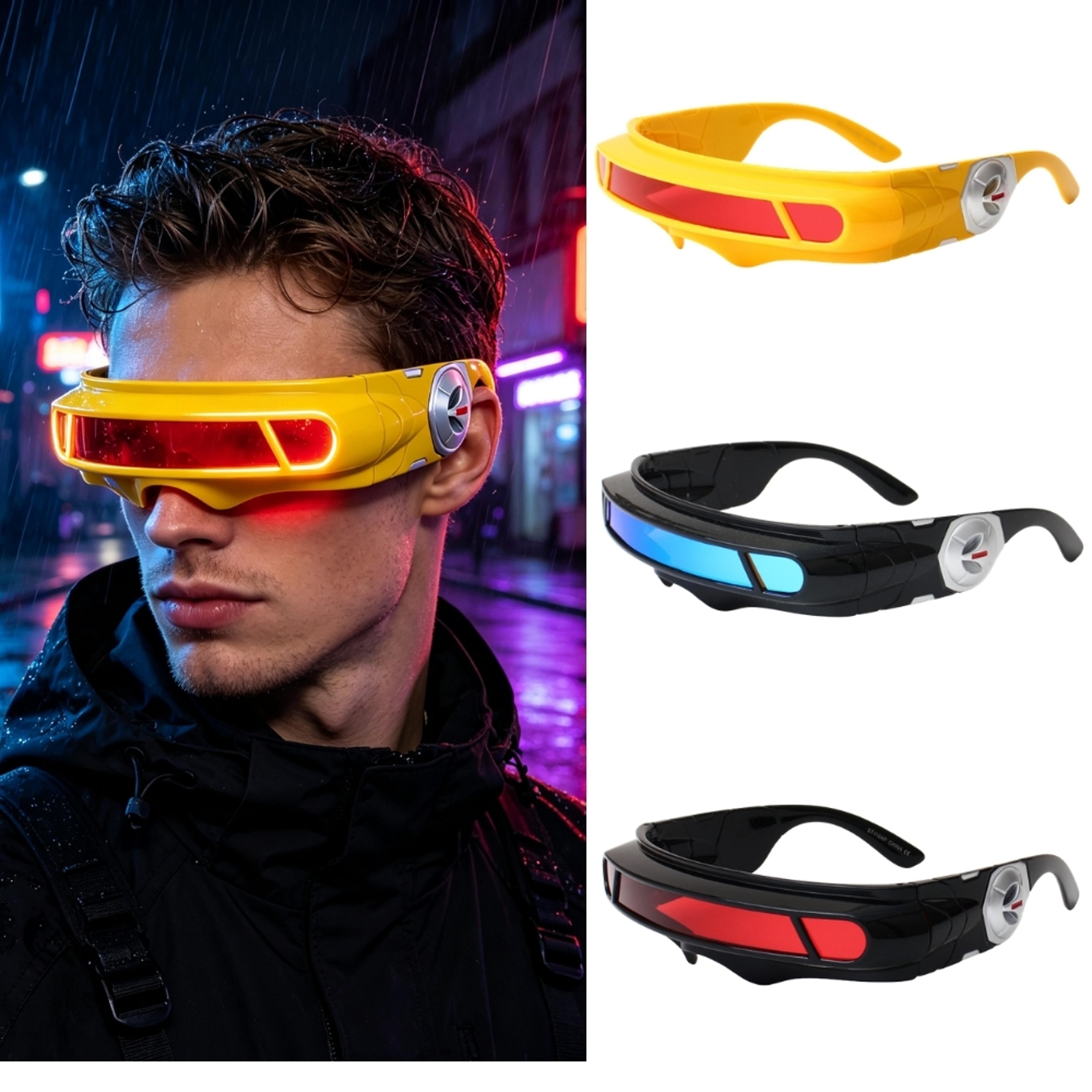 cyclops cosplay glasses for men plastic superhero costume eyewear
