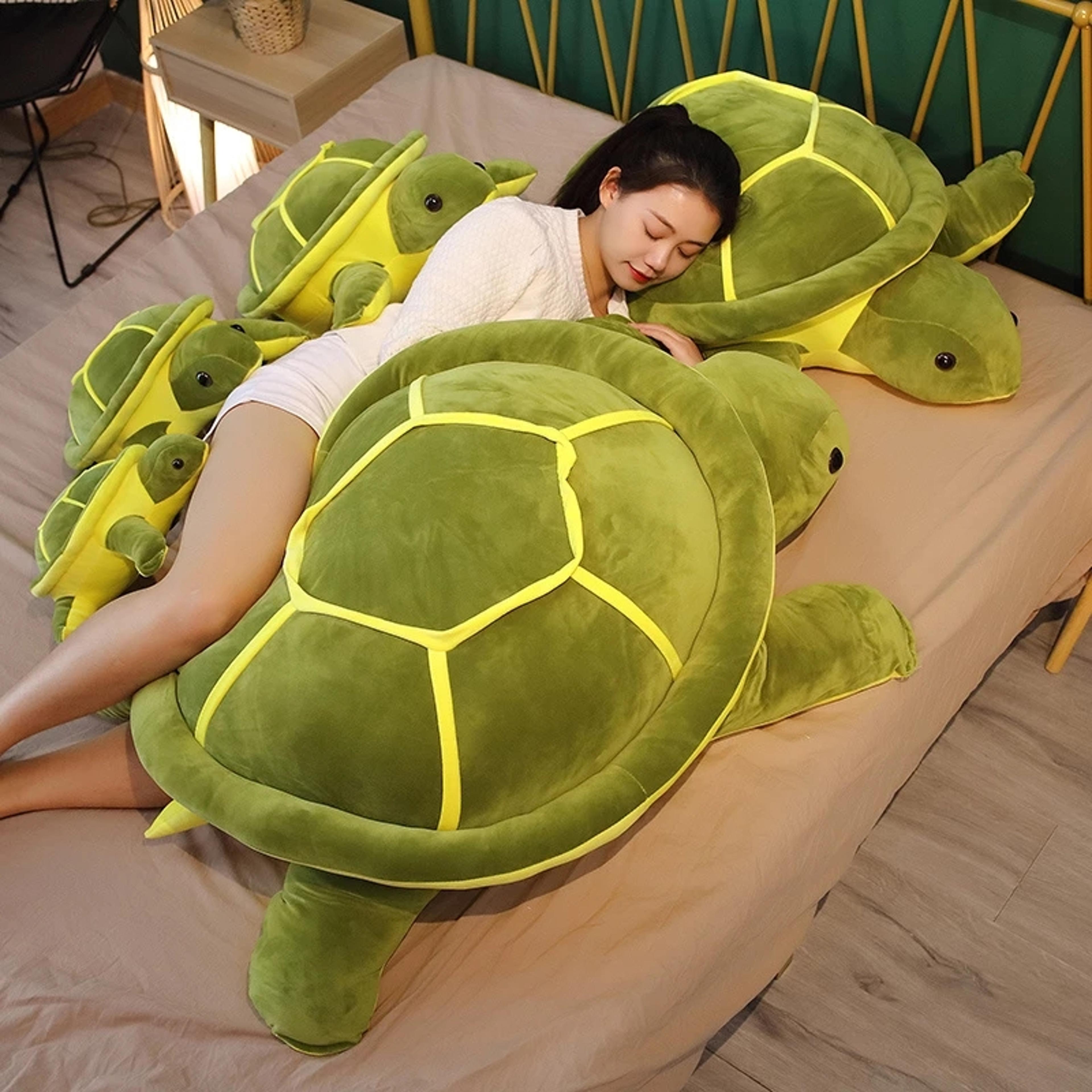 cute sea turtle plush toy soft stuffed animal pillow in 3 sizes