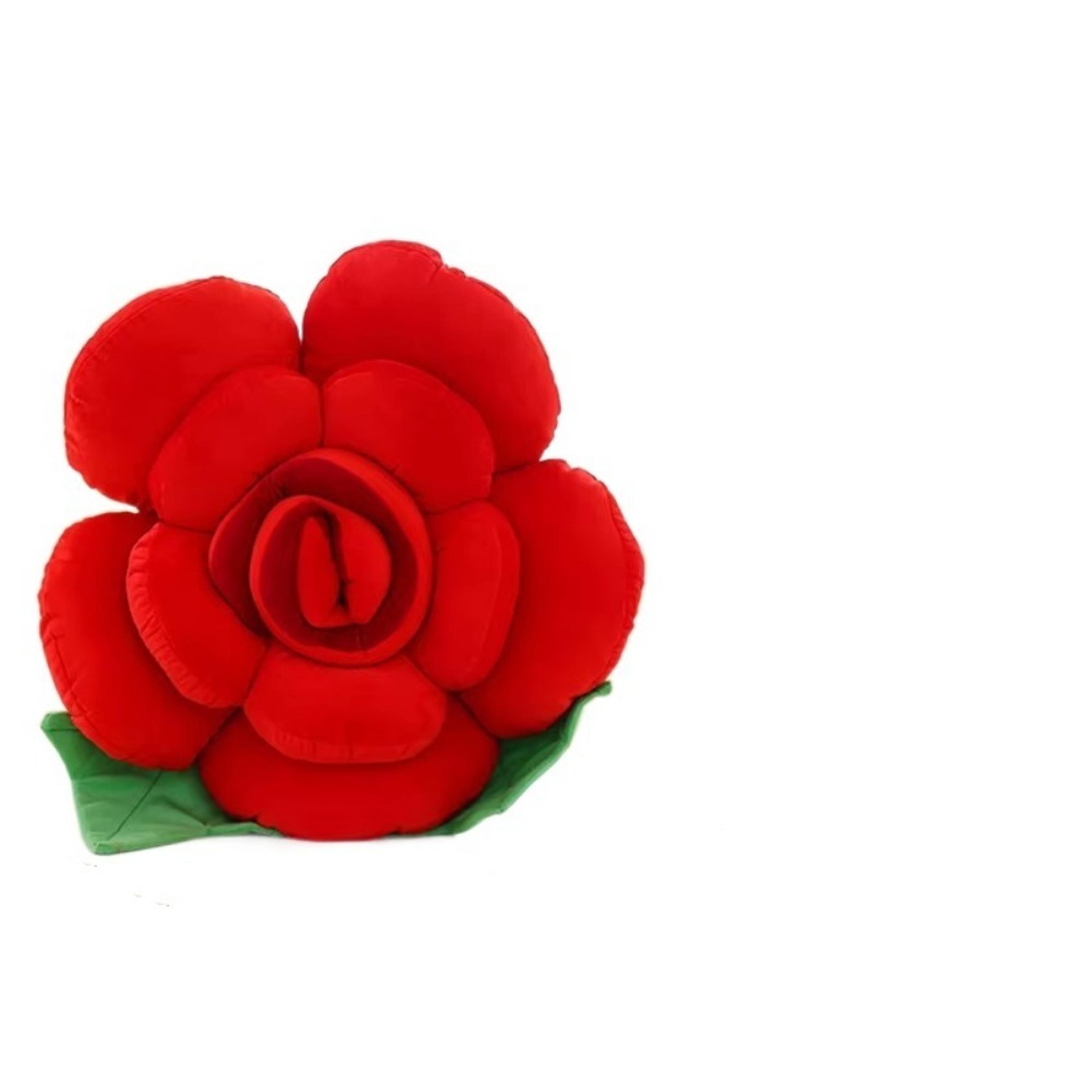 Plush Rose Shaped Pillow Colorful Flower Cushion For Sofa And Car Decor 6