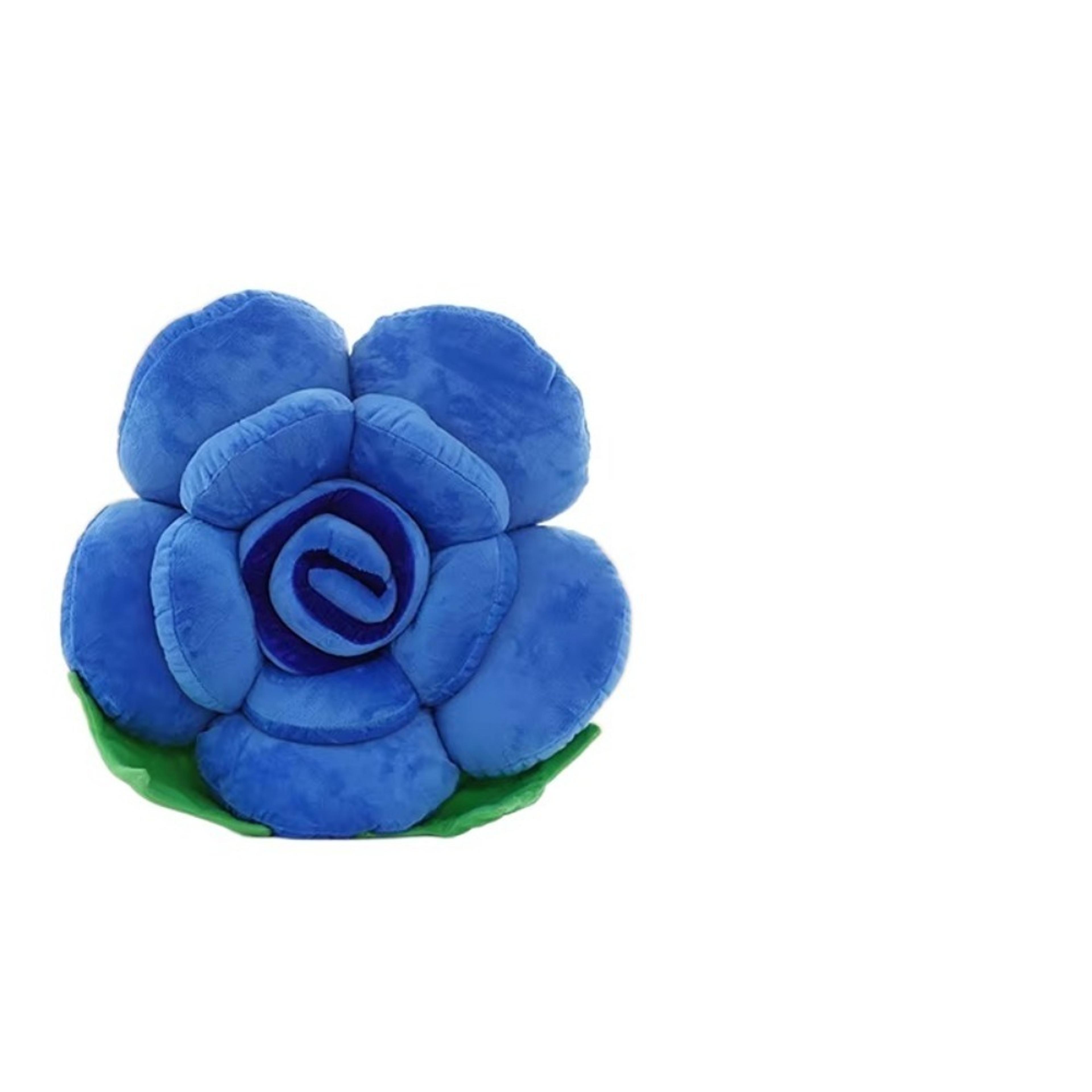 Plush Rose Shaped Pillow Colorful Flower Cushion For Sofa And Car Decor 7