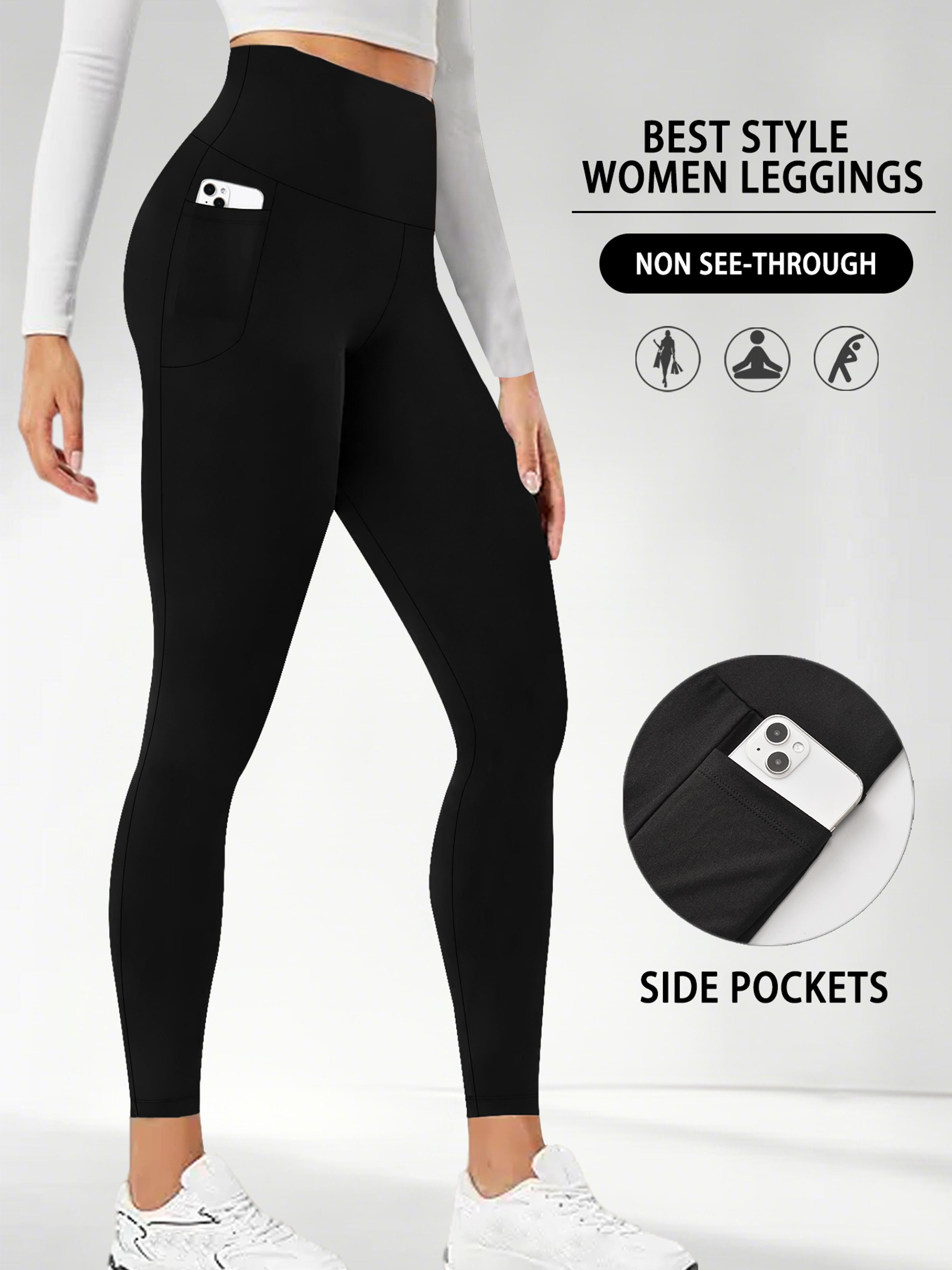 Womens High Waisted Workout Leggings With Pockets And Booty Lifting Fit 1