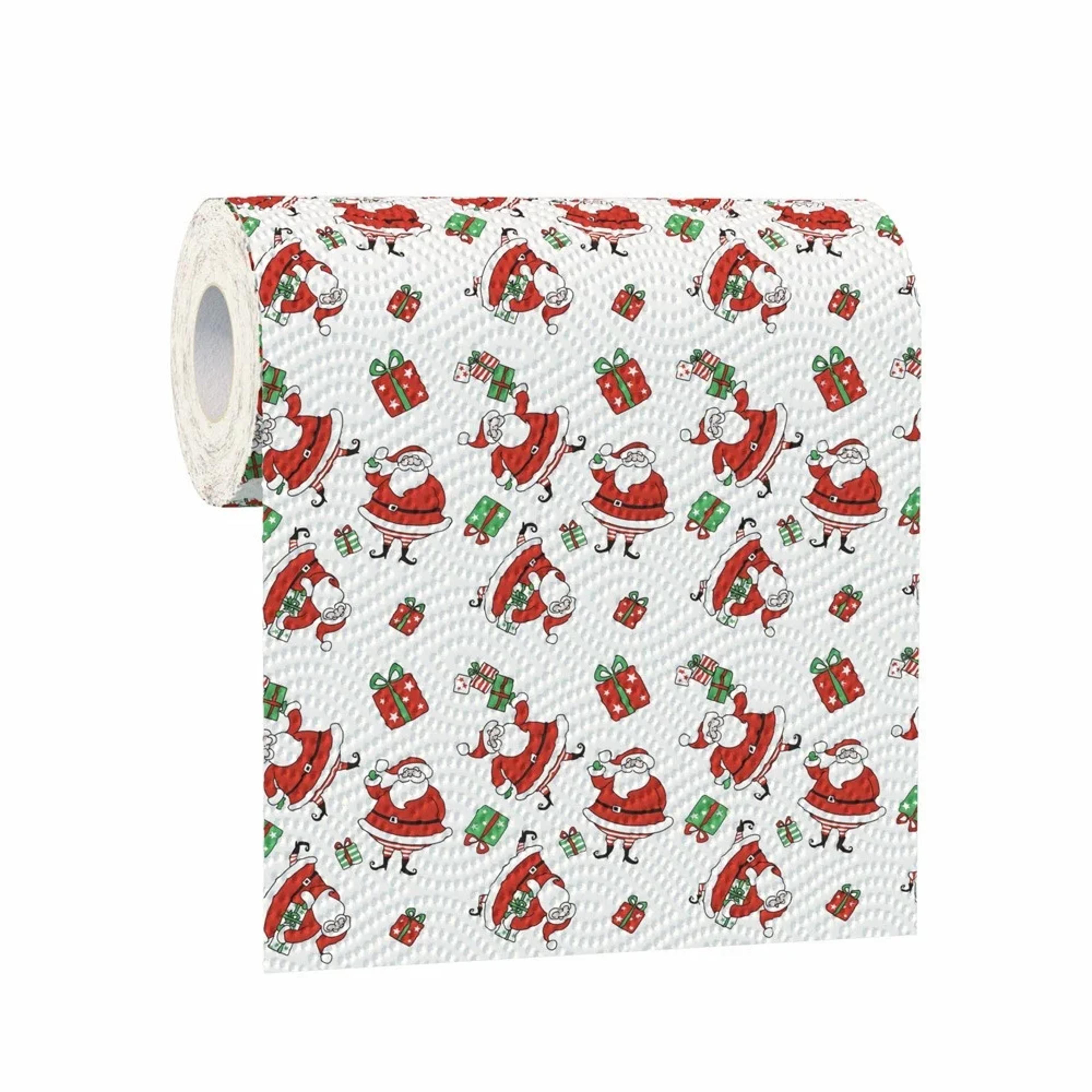 Christmas Kitchen Paper Roll  3Layer Disposable Cleaning Cloths 48 Sheets 7
