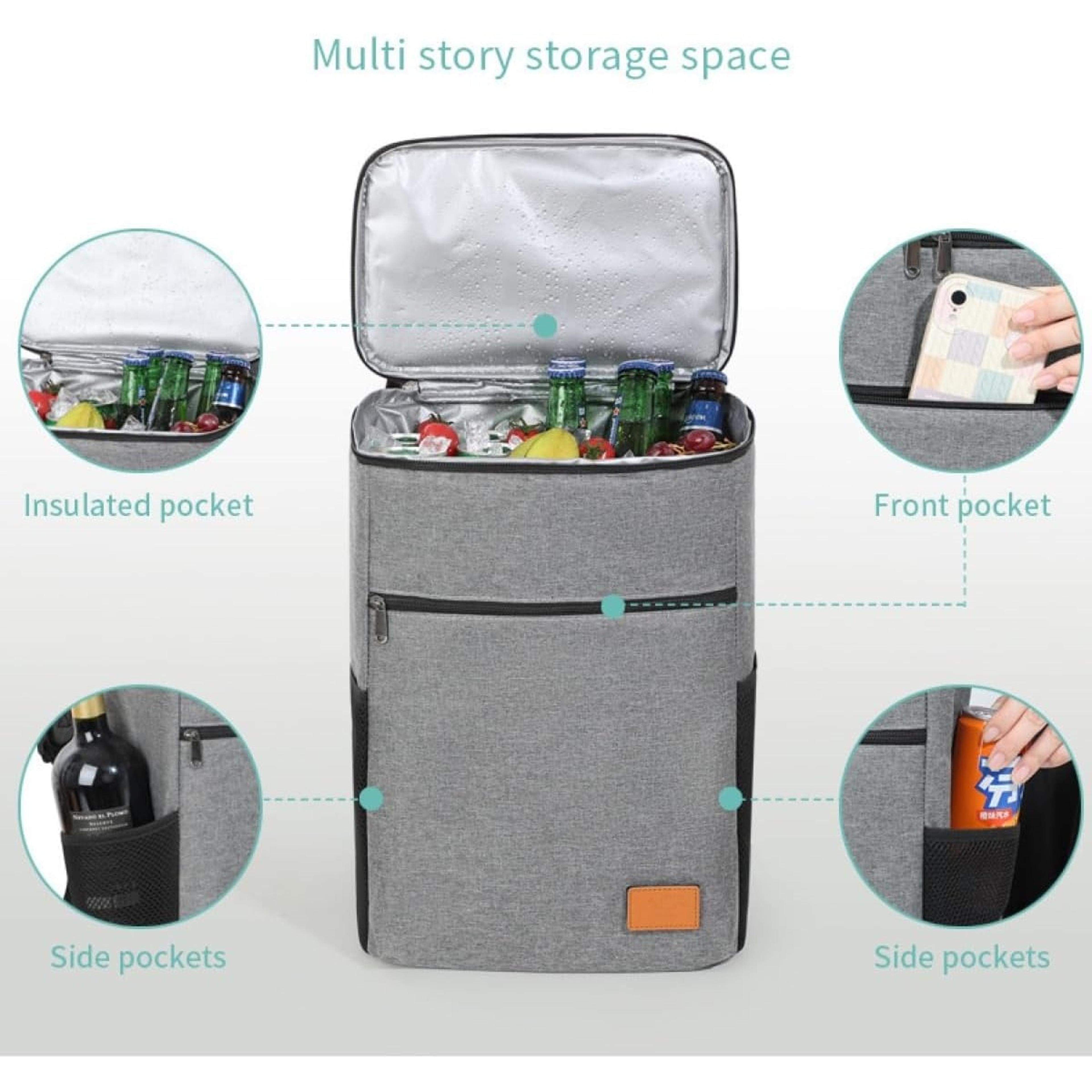 35Can Insulated Cooler Backpack Waterproof Leakproof Soft Cooler Bag 1