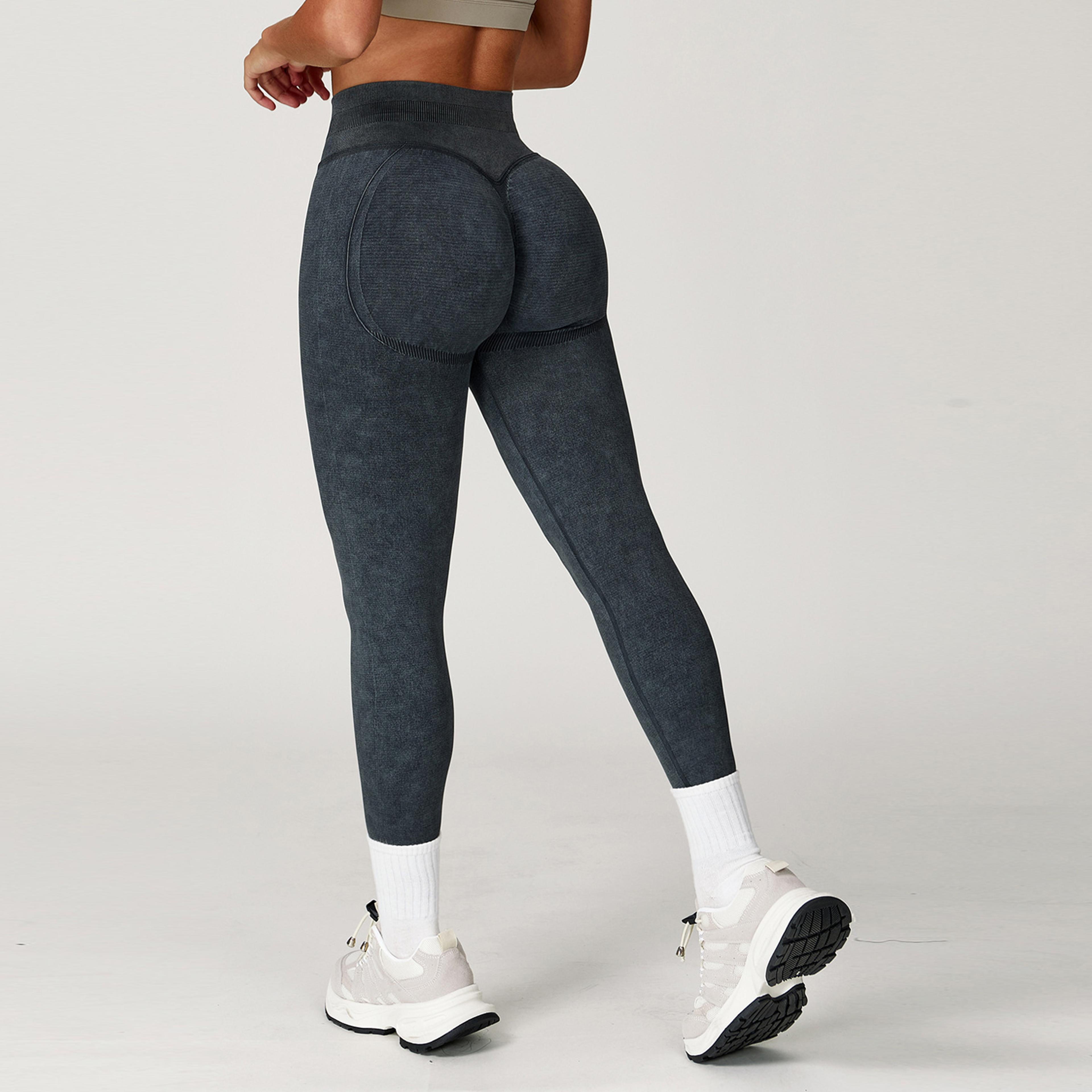 women's seamless booty lifting leggings for yoga gym and running