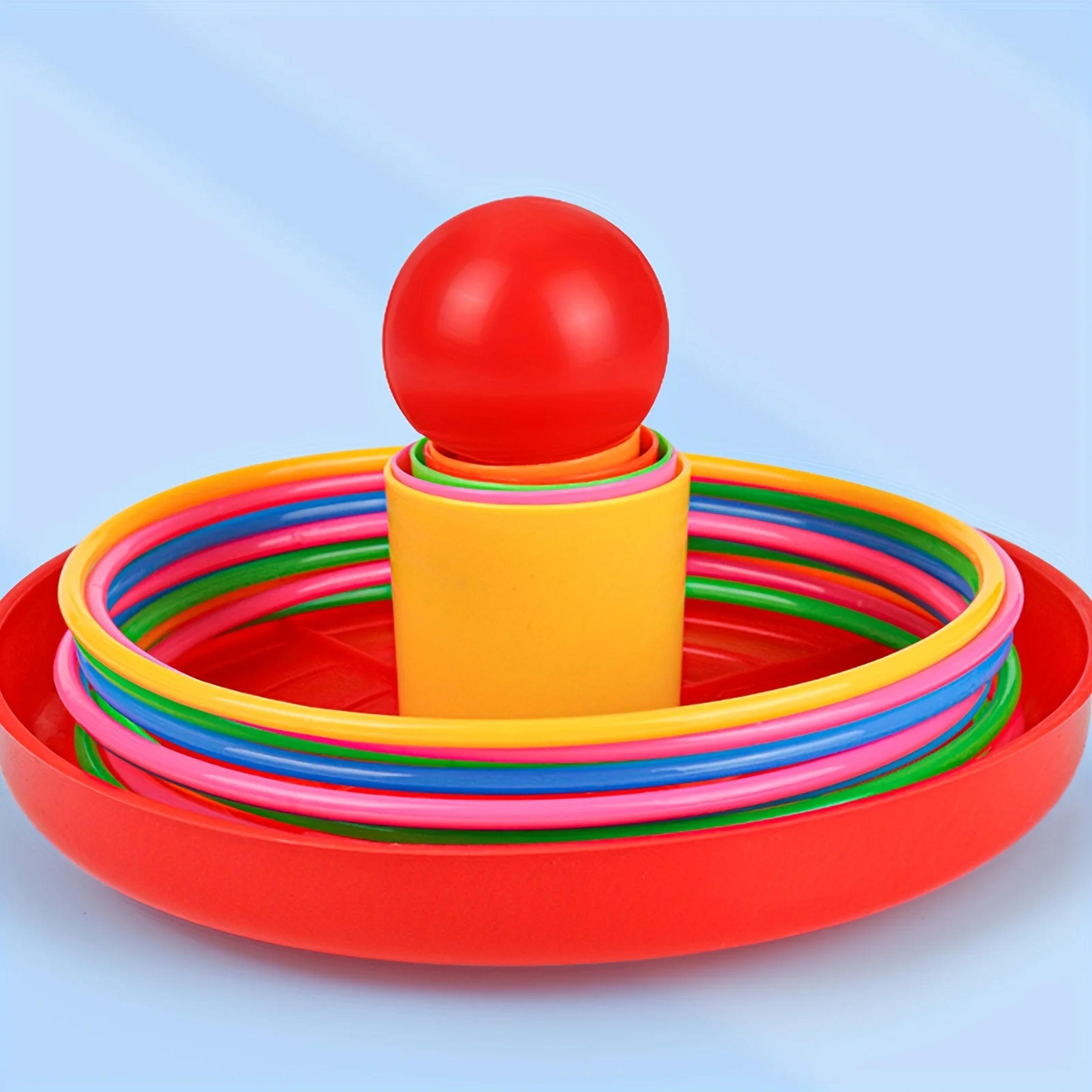 Kids Ring Toss Tower Game For Interactive Family Fun And Playtime 1