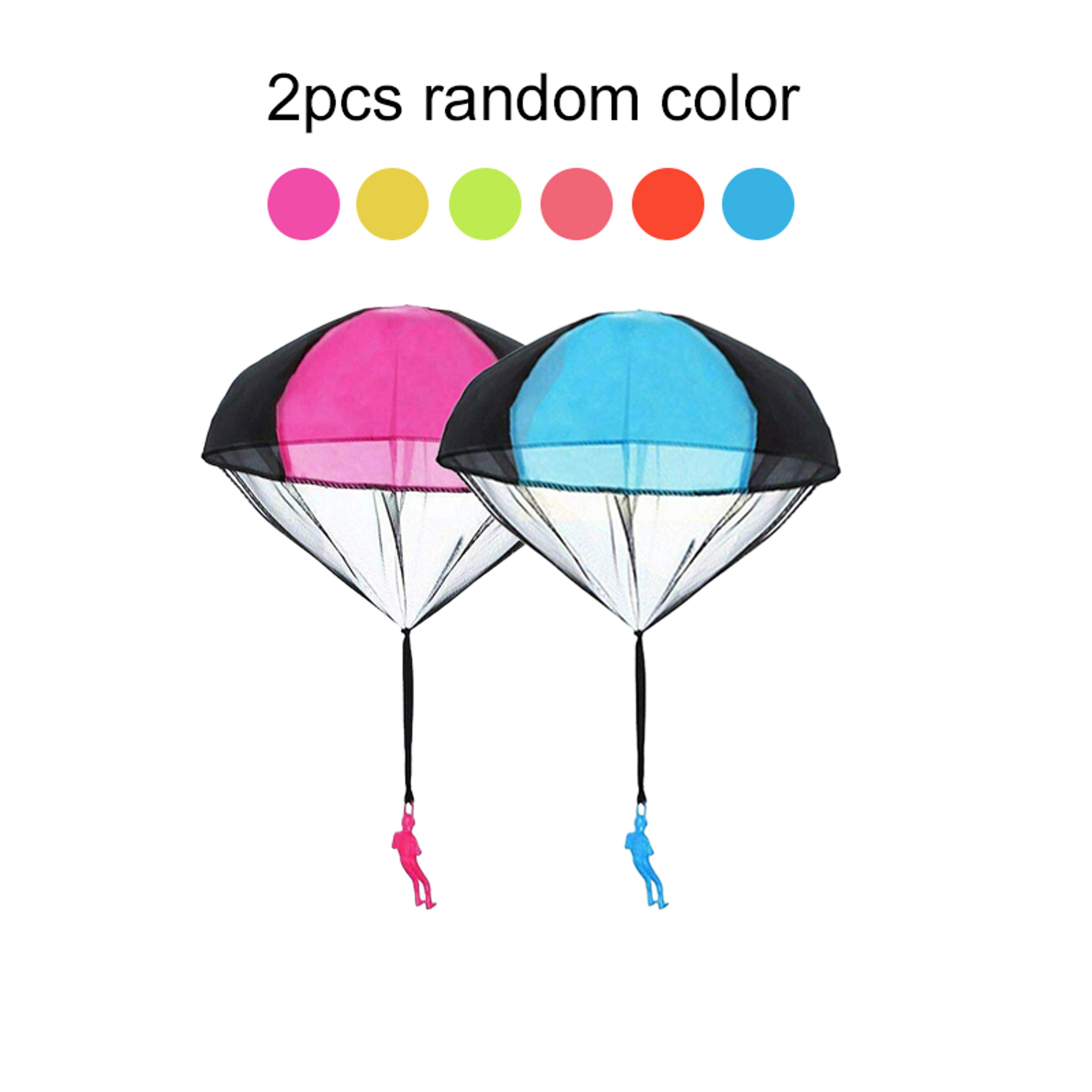Mini Hand Throwing Parachute Toys For Kids Outdoor Flying Games 6