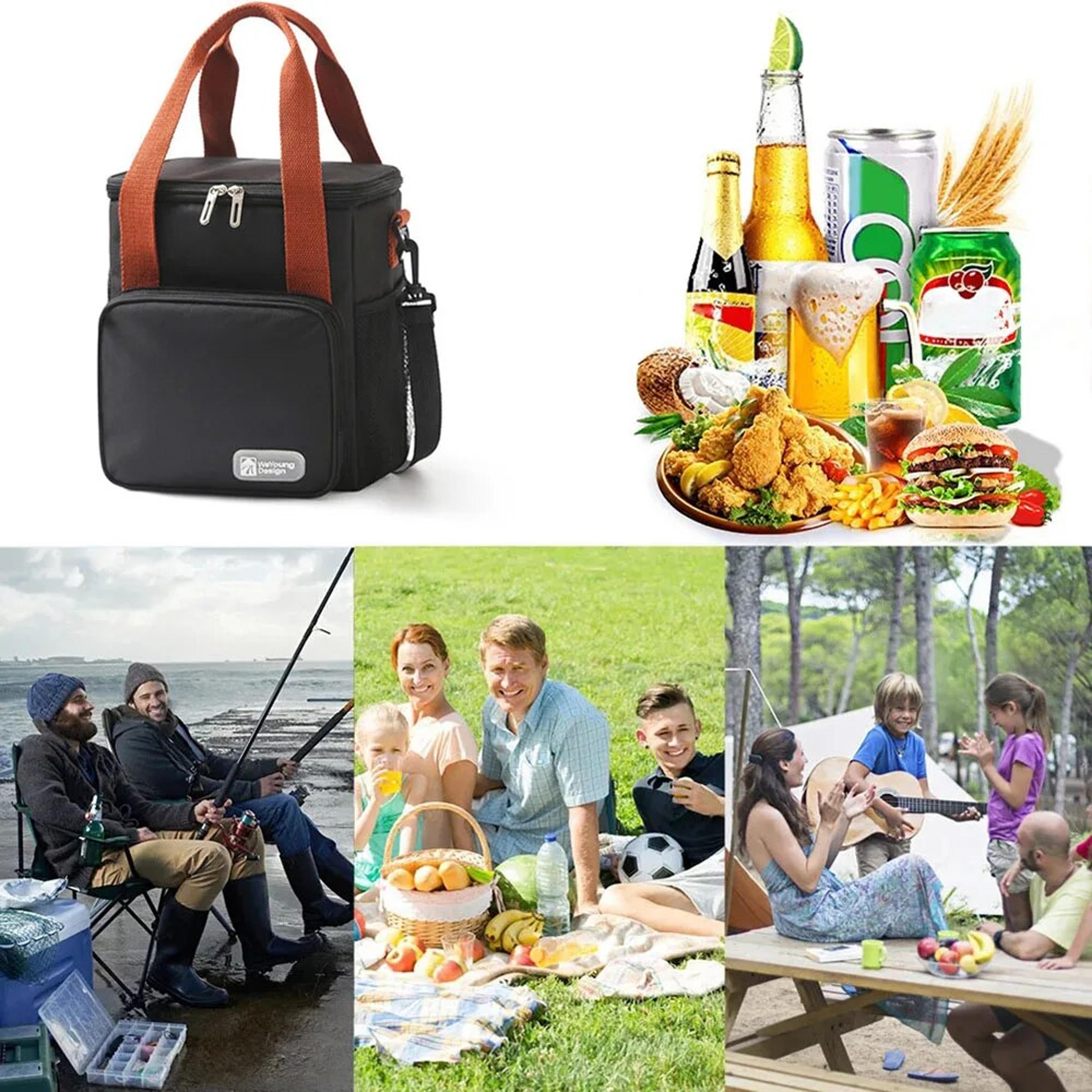 Insulated Lunch Cooler Bag For Picnics Camping And Travel 5