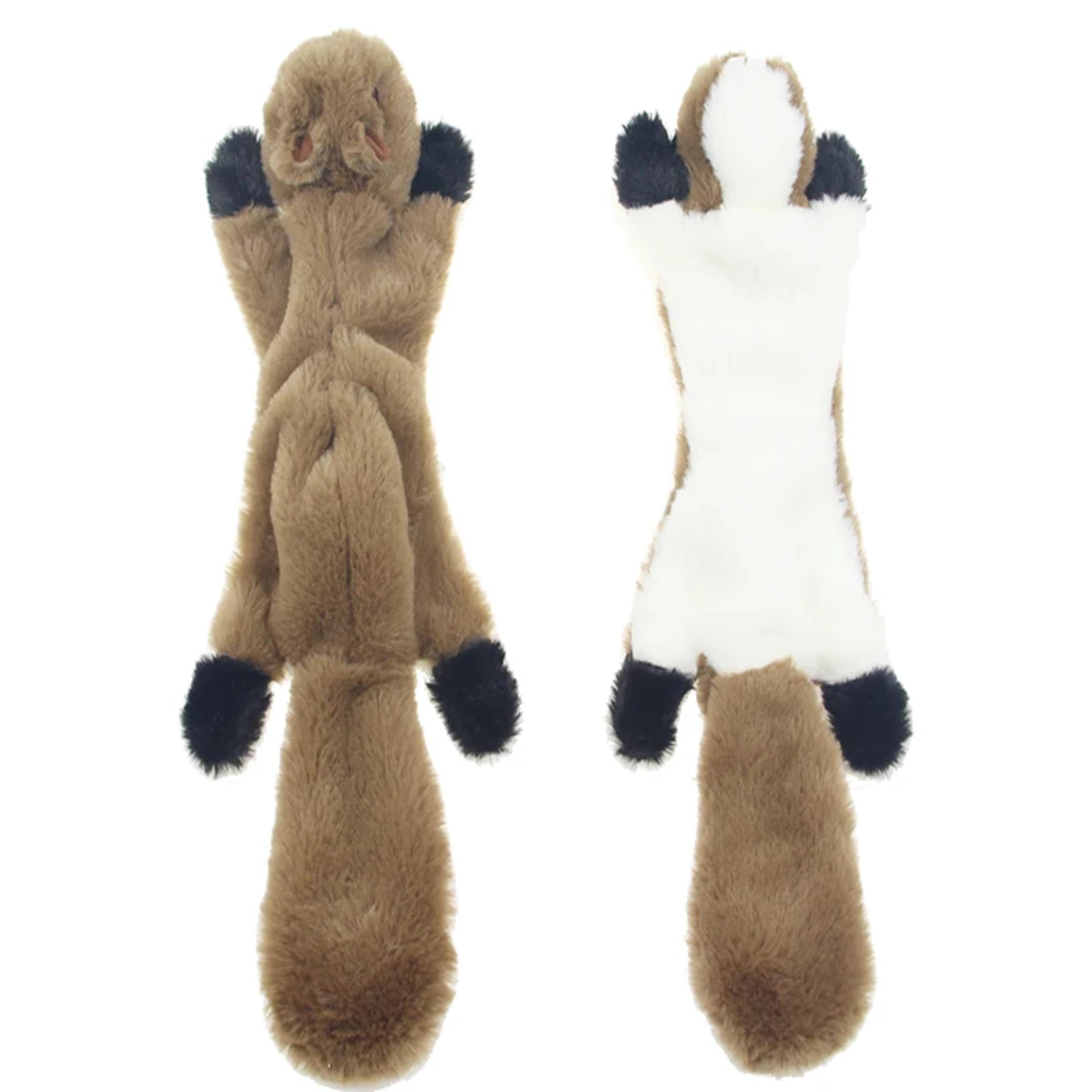 Stuffing Plush Dog Squeaky Toy With Crinkle Fabric And Animal Design 2