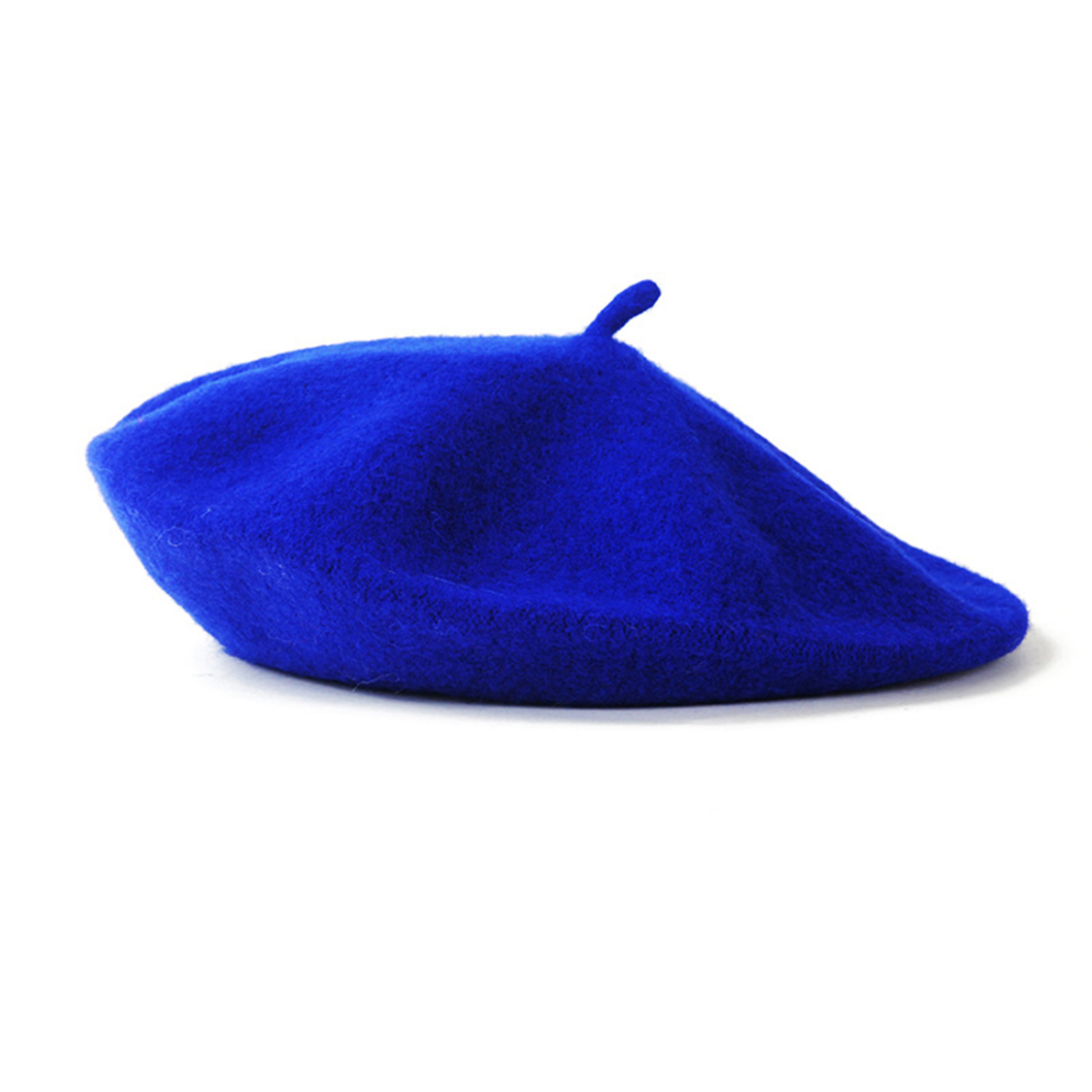 Classic French Beret Hat For Women  Soft Vintage Solid Color Artist Cap 12