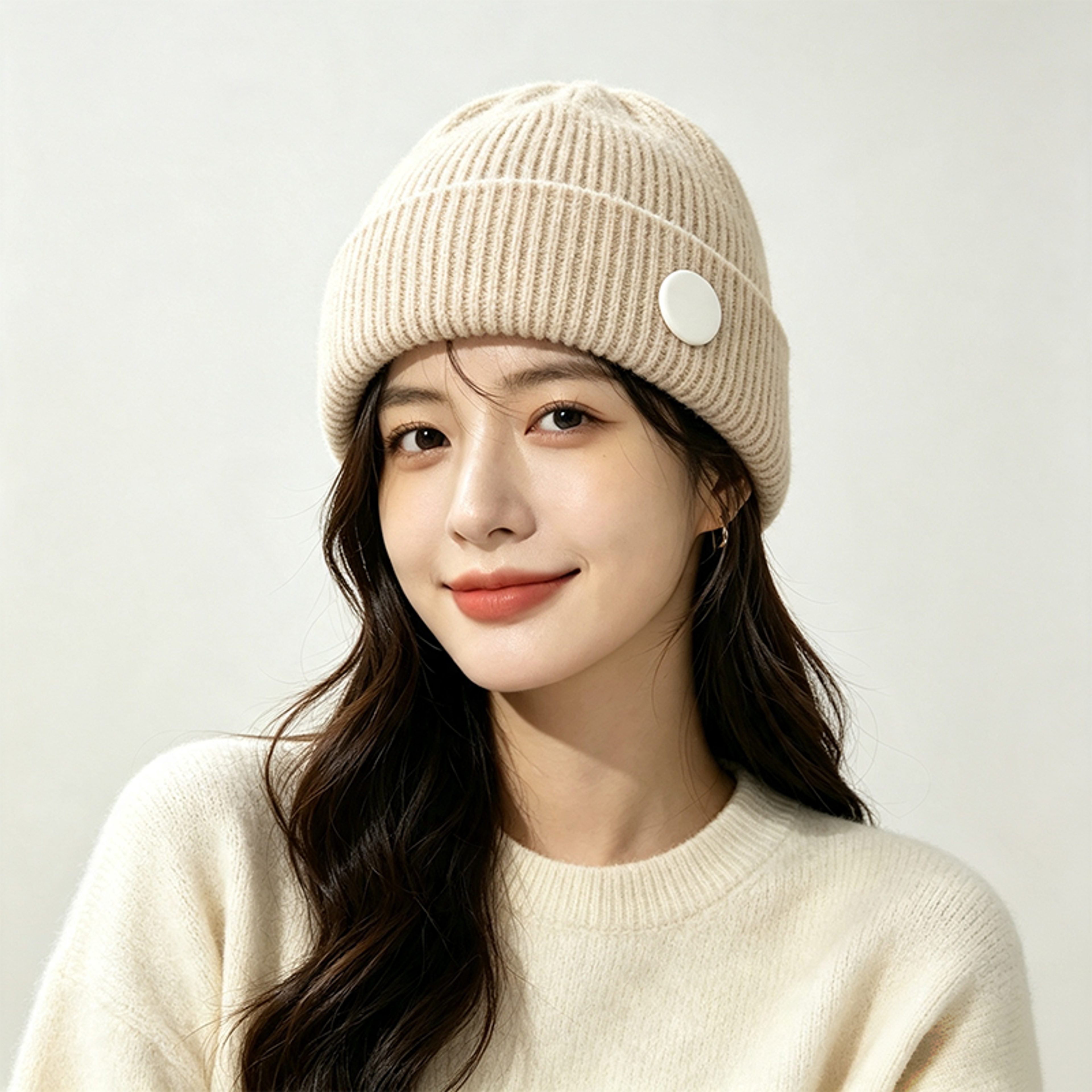 Unisex Ribbed Knit Beanie Hat With Stretch Fit And Cuffed Winter Design 4