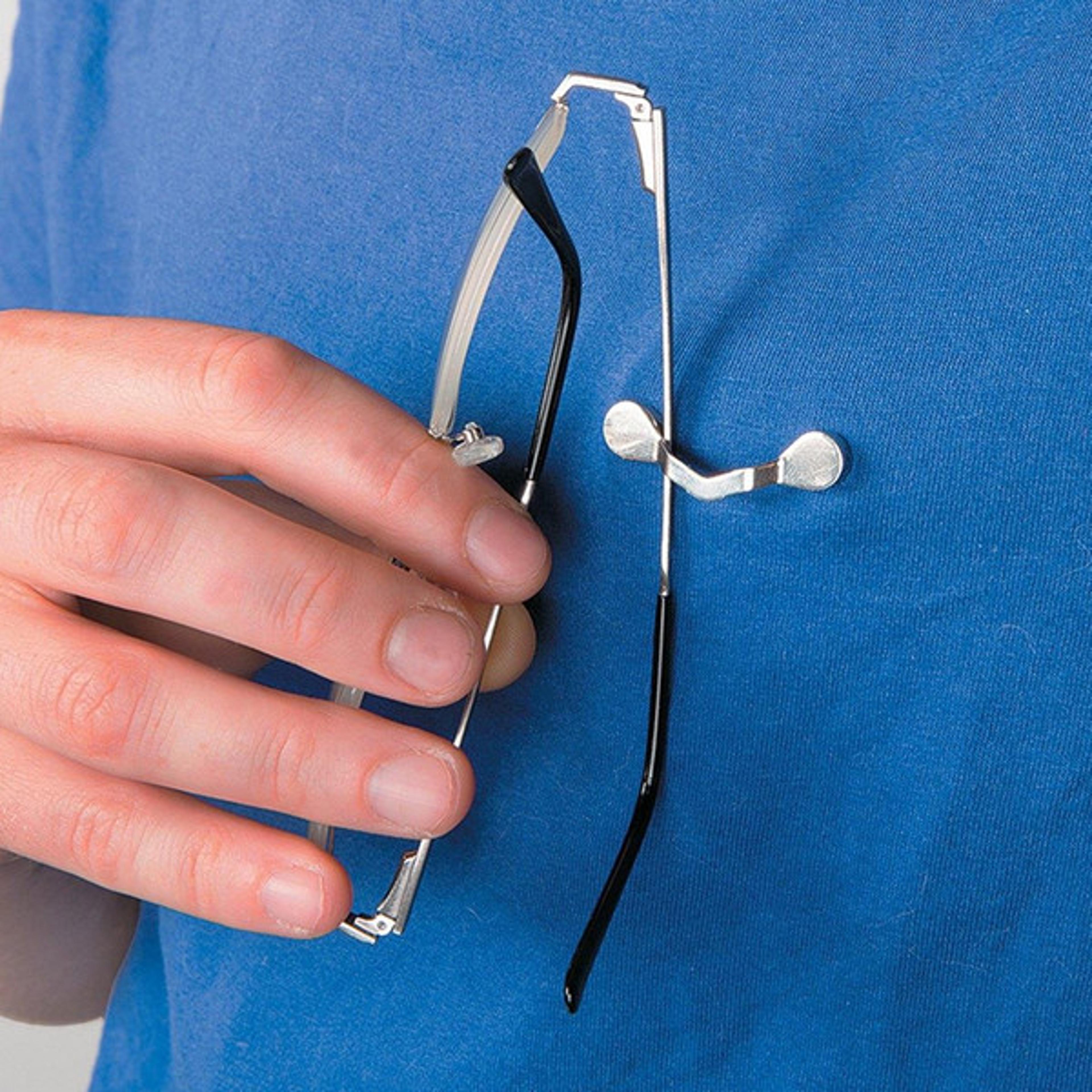eye glasses holder magnetic pin for shirt