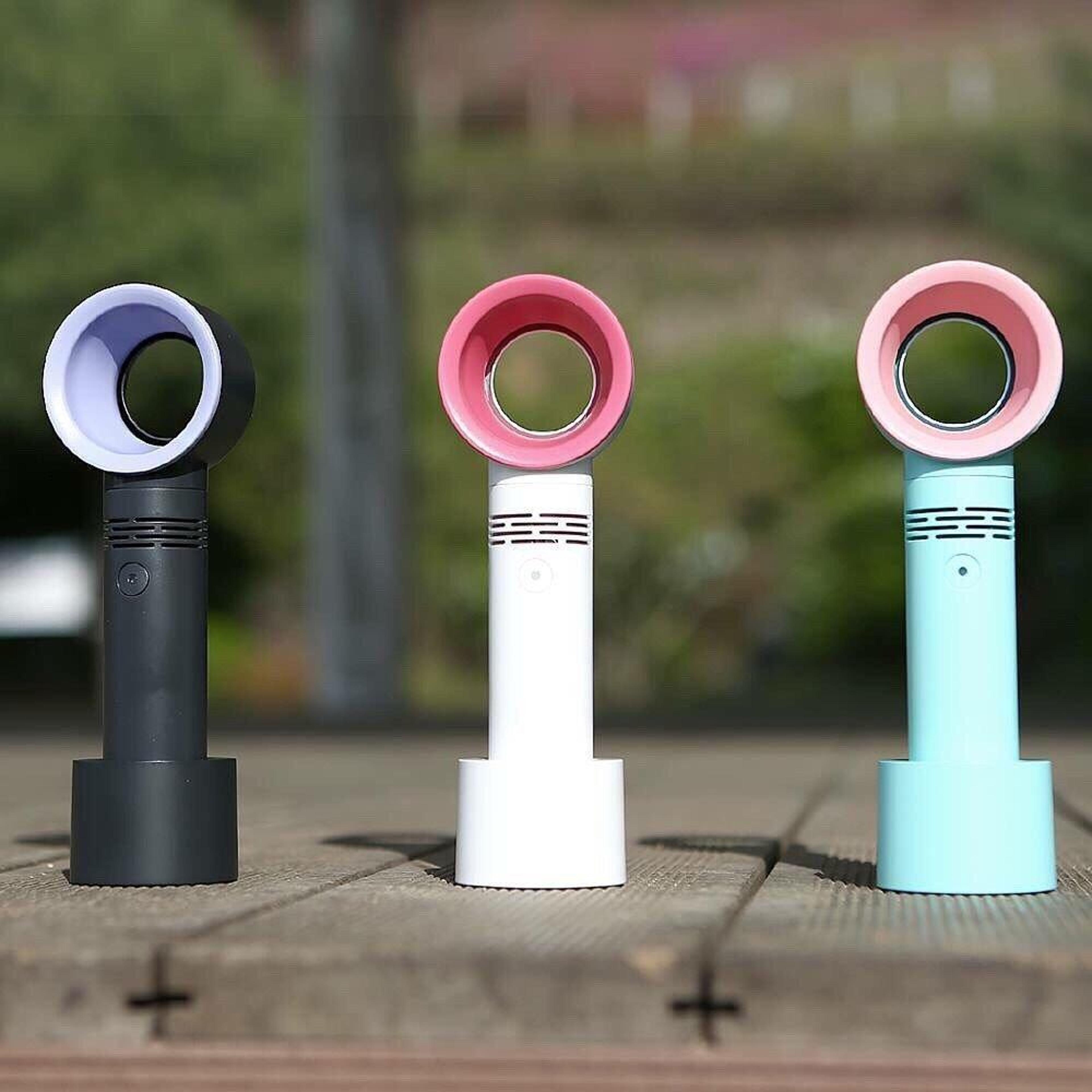 portable bladeless desk fan