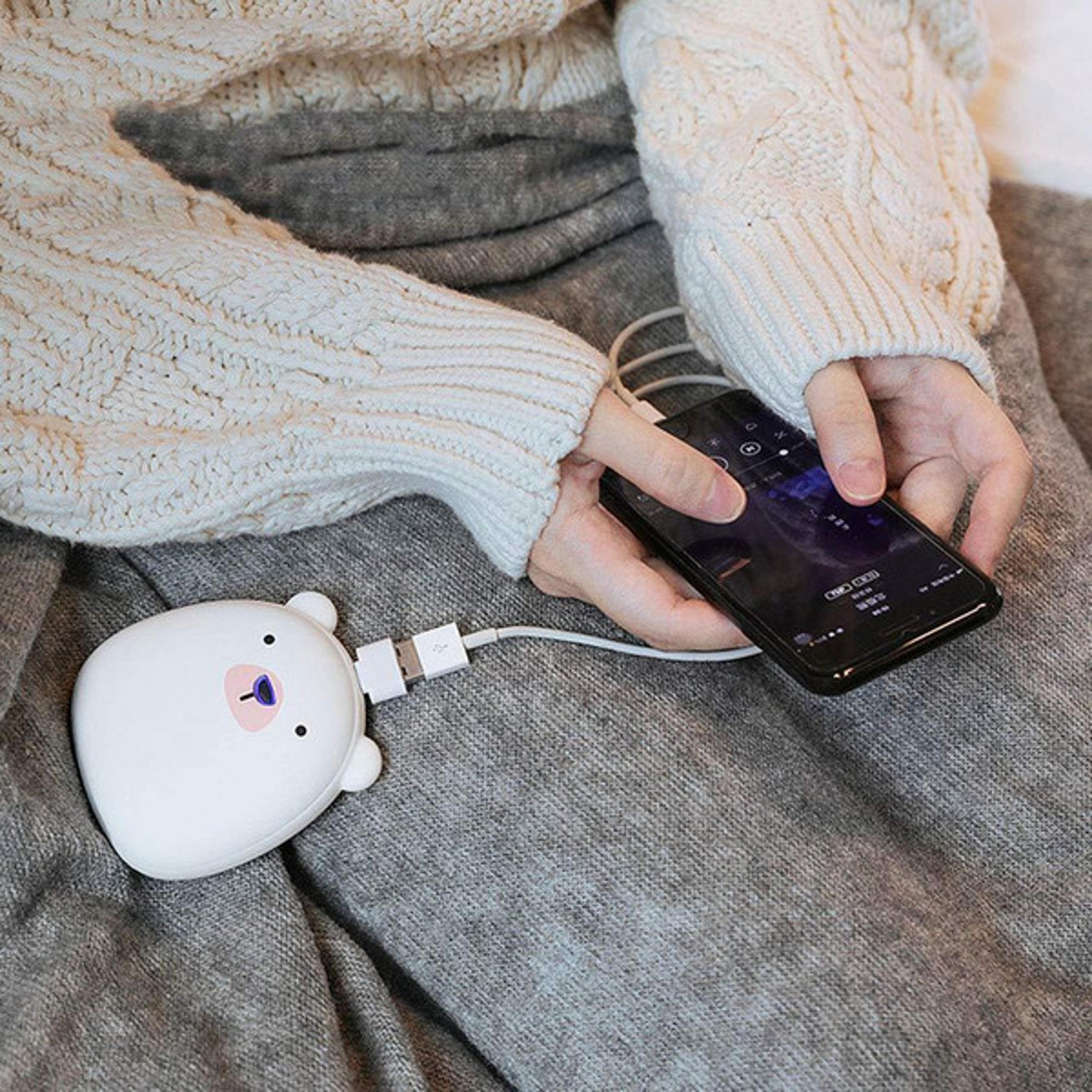 cute rechargeable usb hand warmer & power bank – cozycharge animal designs