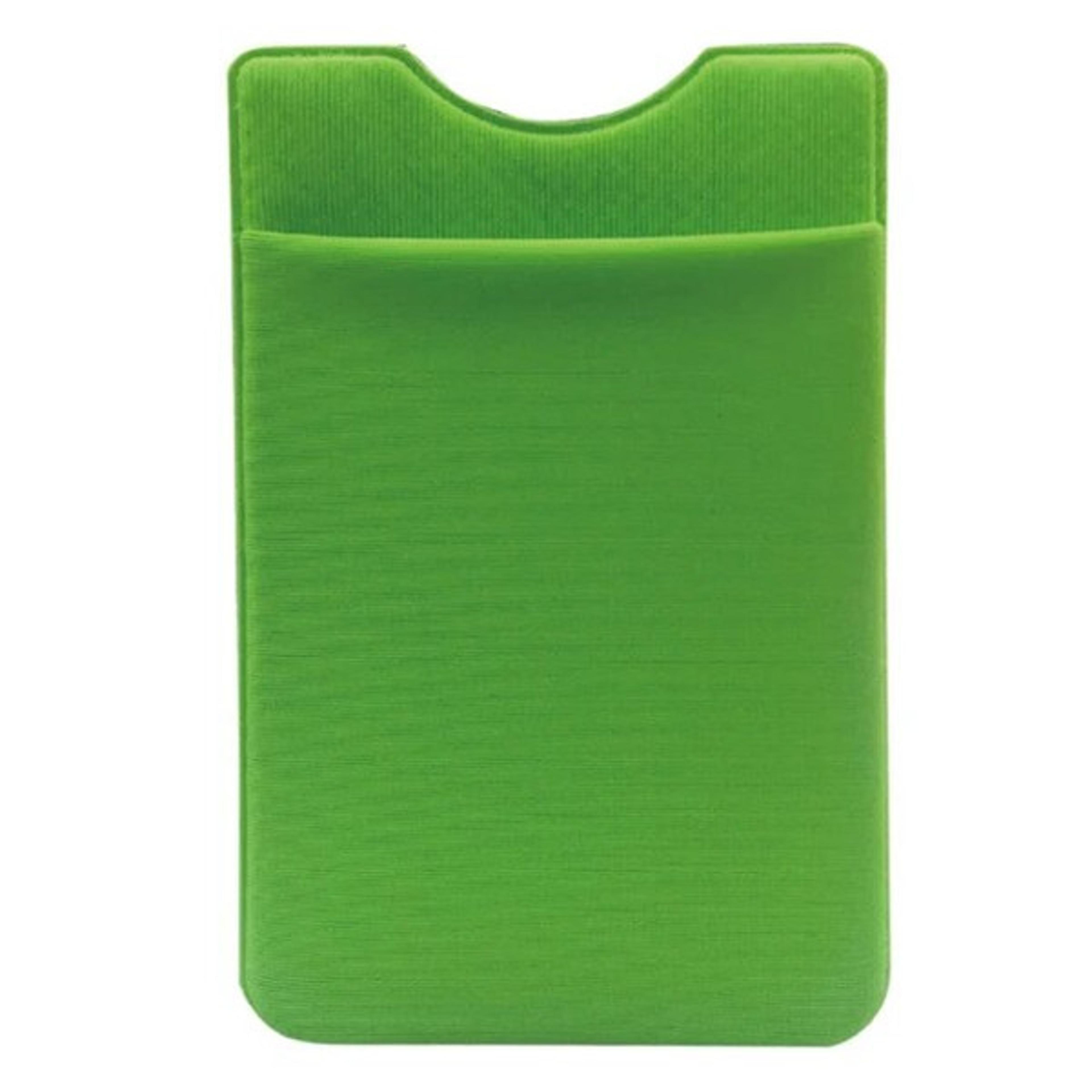 Adhesive Phone Pocket Green