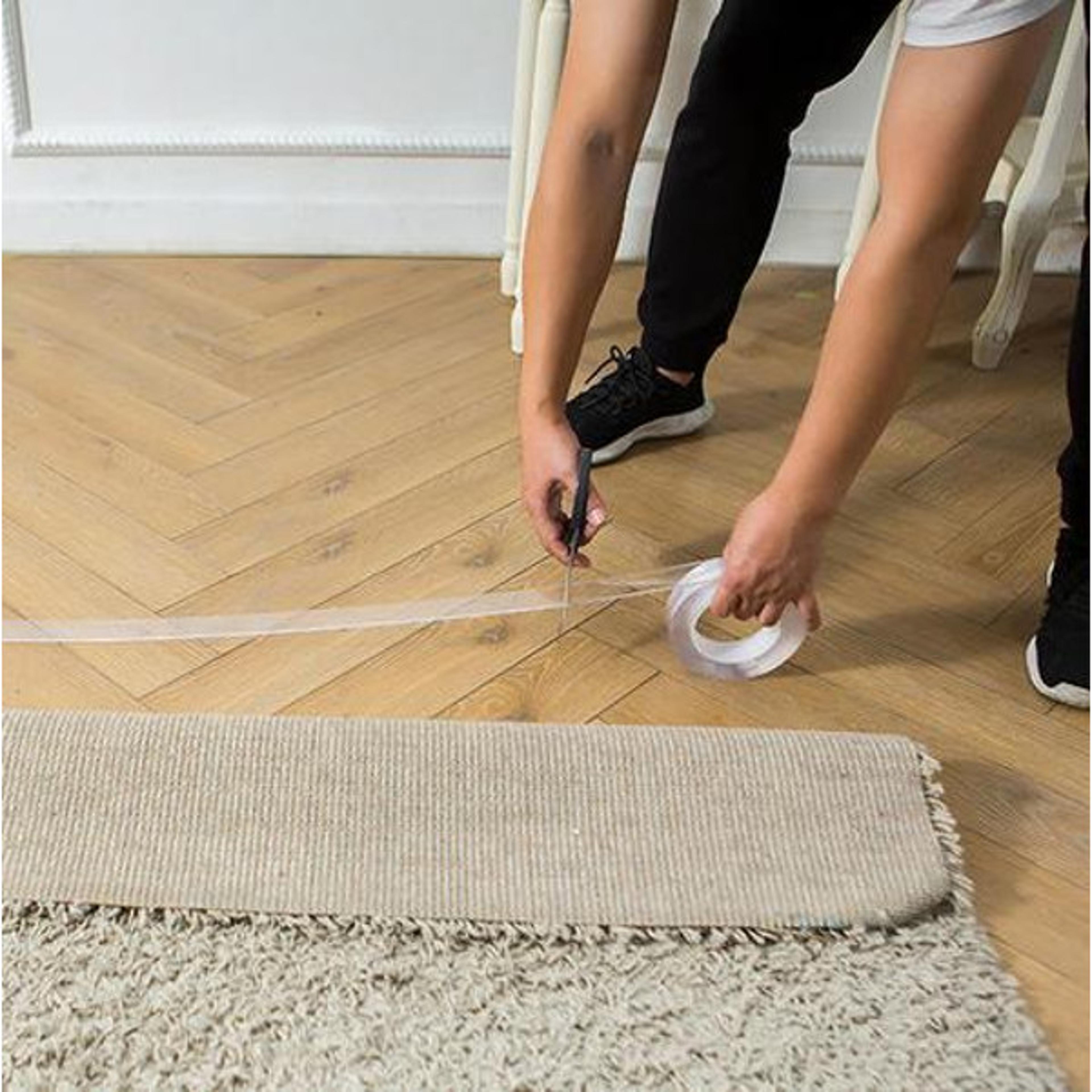 multipurpose heavy duty double sided adhesive tape – easy to apply, reusable, holds up to 20 lbs on any surface