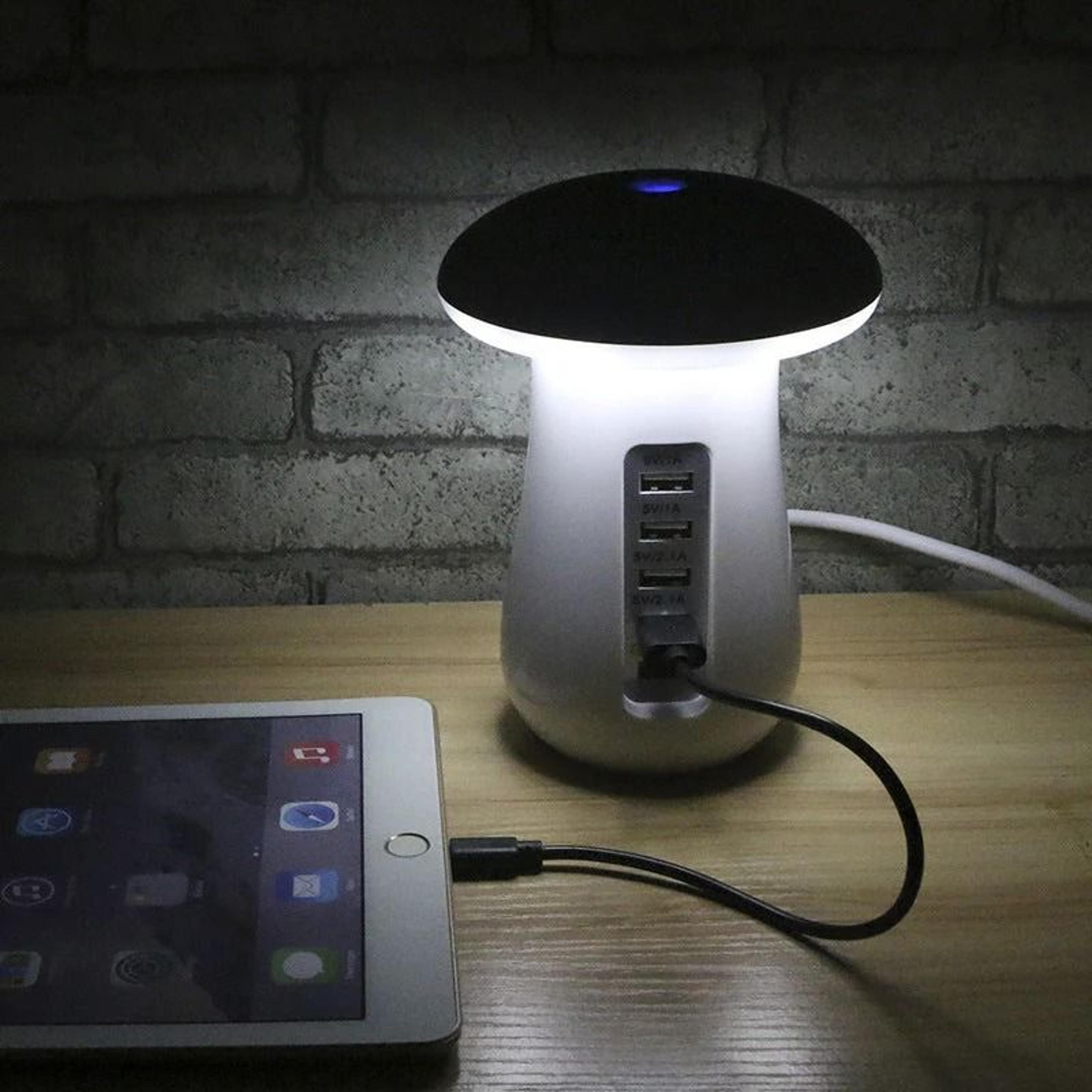 MultiPort LED Charging Station Lamp for Home Office