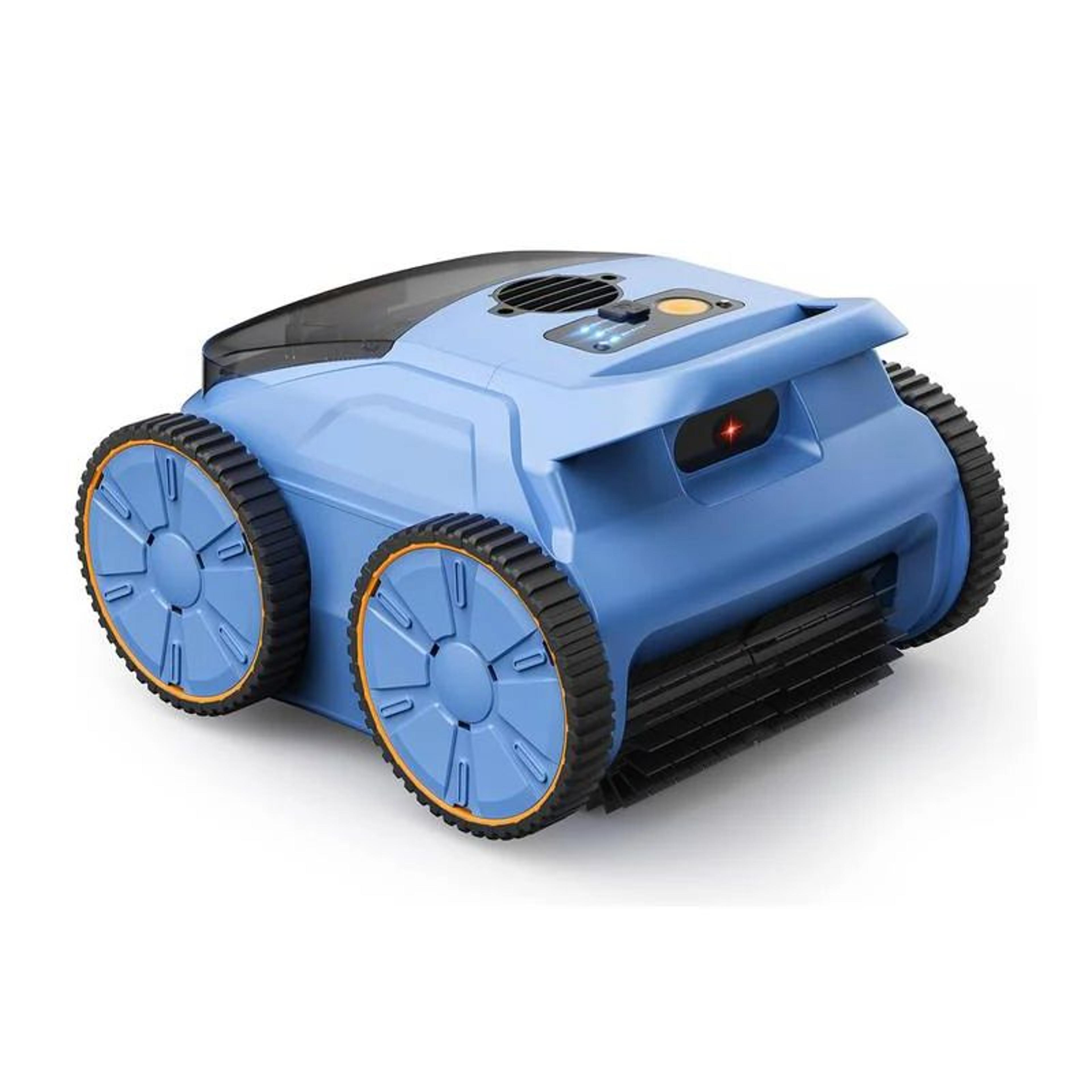 seauto sat20 robotic pool cleaner for inground pools, cordless, 2000 sq.ft capacity, auto-dock & floor cleaning