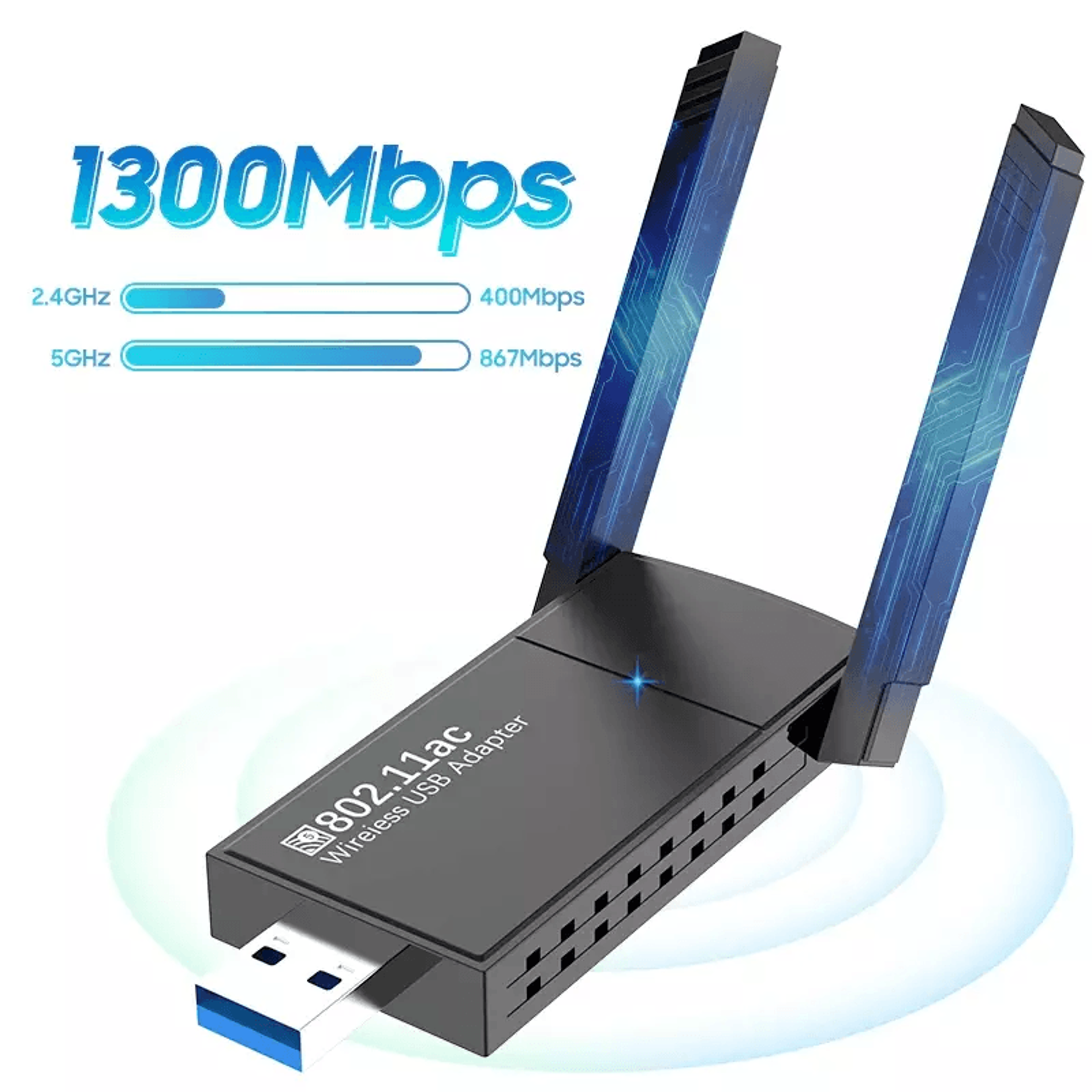 usb dual band wifi adapter, wireless network dongle