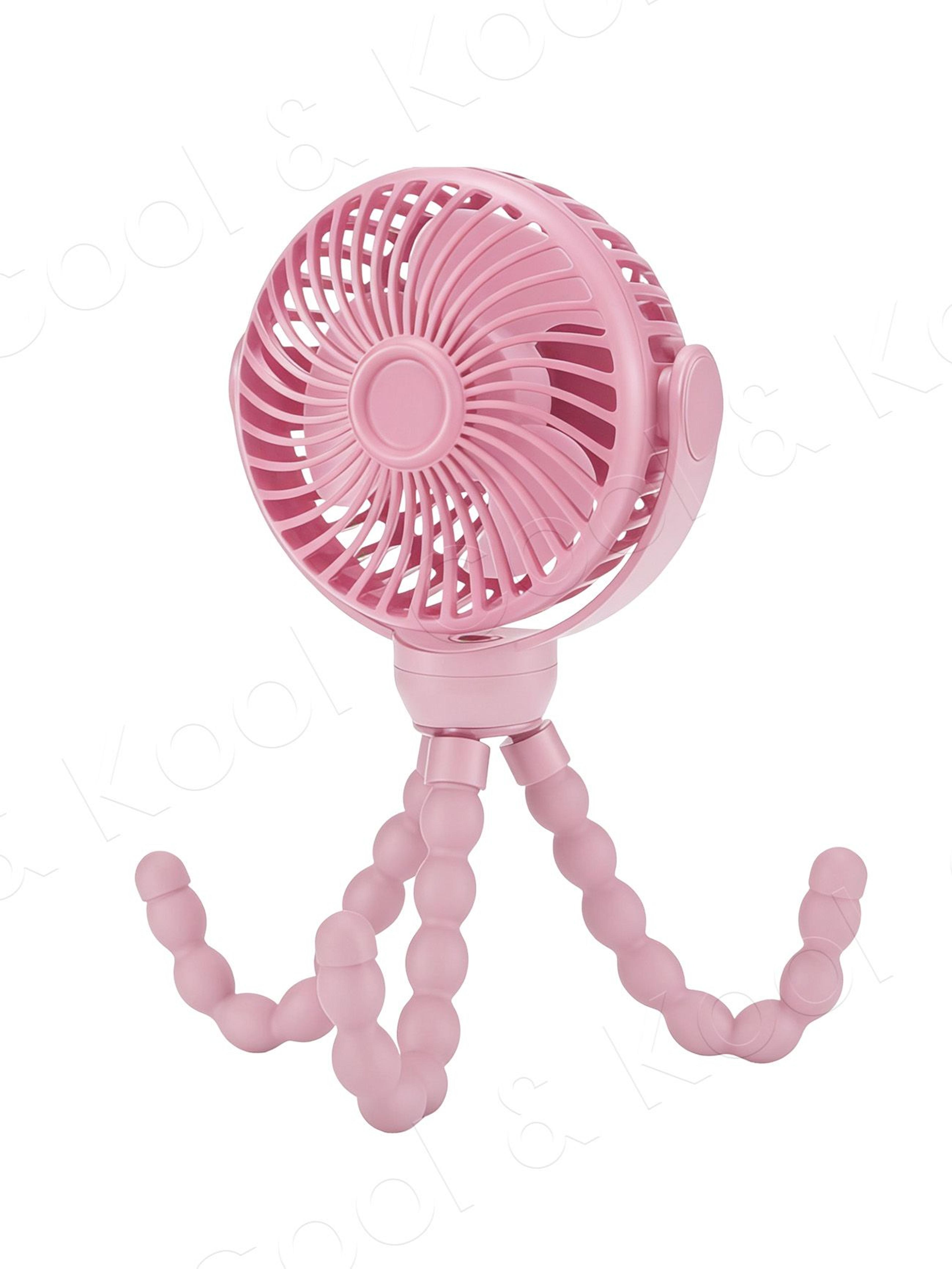 Portable Stroller Fan With Twist Mount  360 Cooling 5