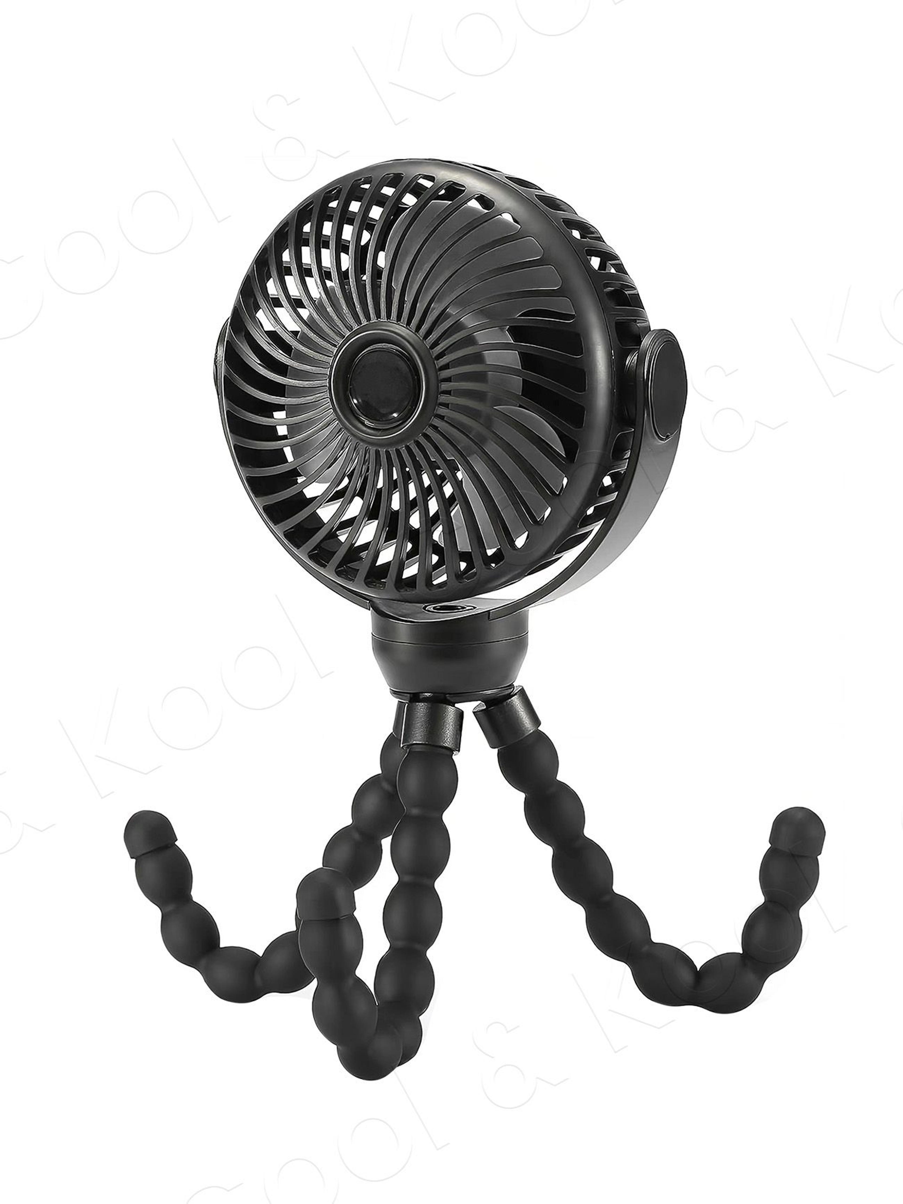 Portable Stroller Fan With Twist Mount  360 Cooling 1