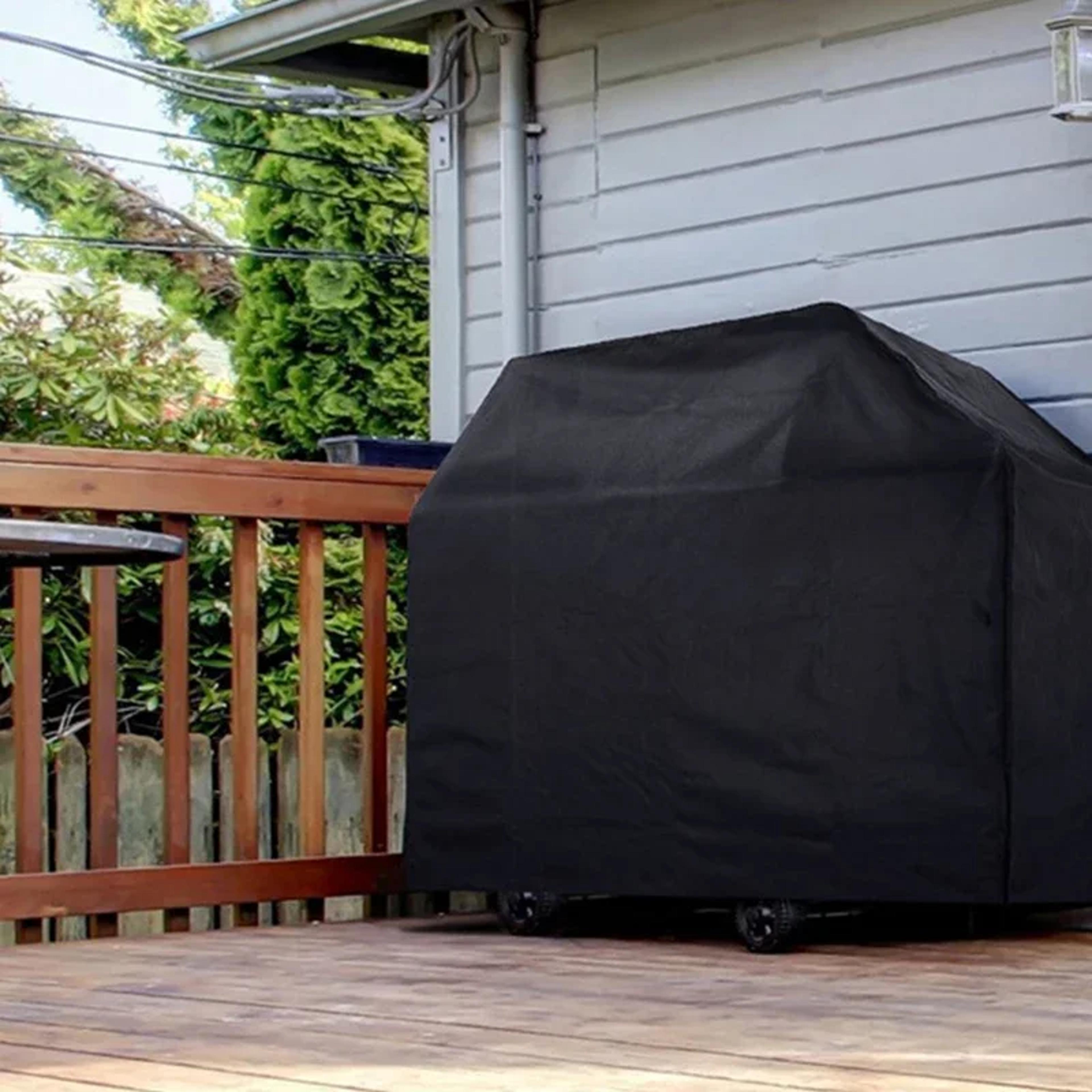 premium bbq grill cover, waterproof, uv-resistant & anti-dust protective cover for outdoor barbecue accessories