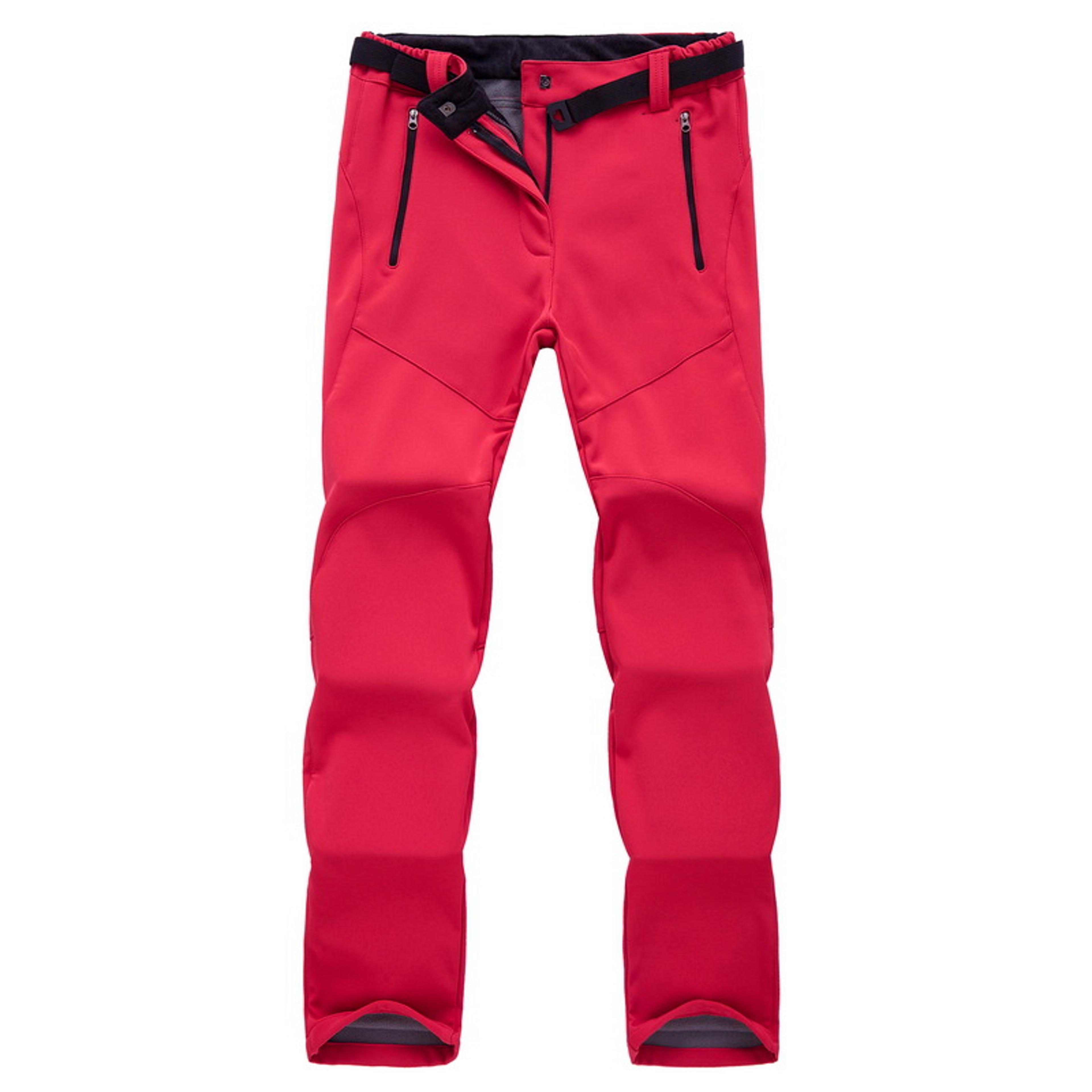 Womens Thermal Softshell Pants Waterproof Fleece Lined For Hiking Skiing Snowboard And Outdoor Trek