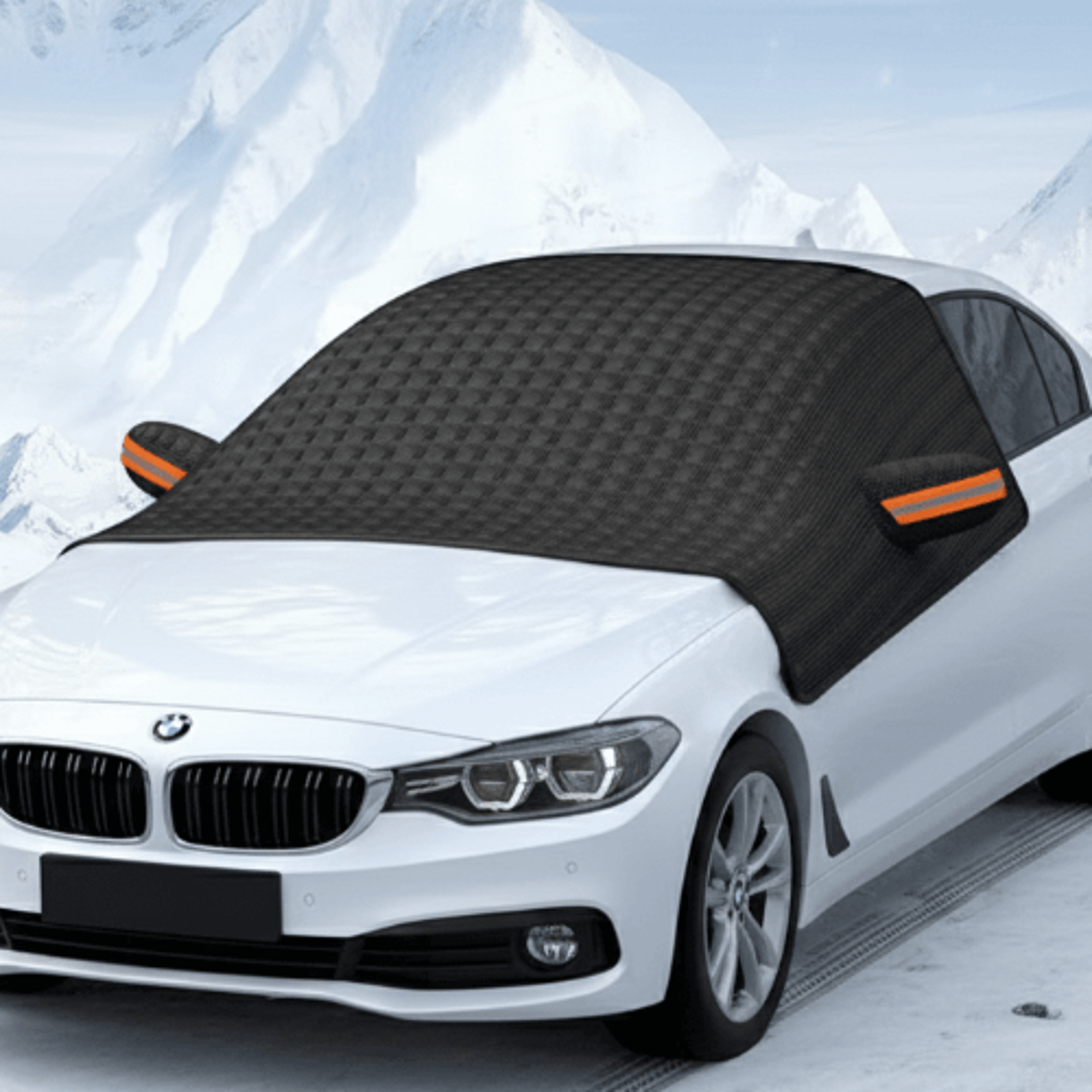 windshield protection cover for cars, year, round ice & frost shield