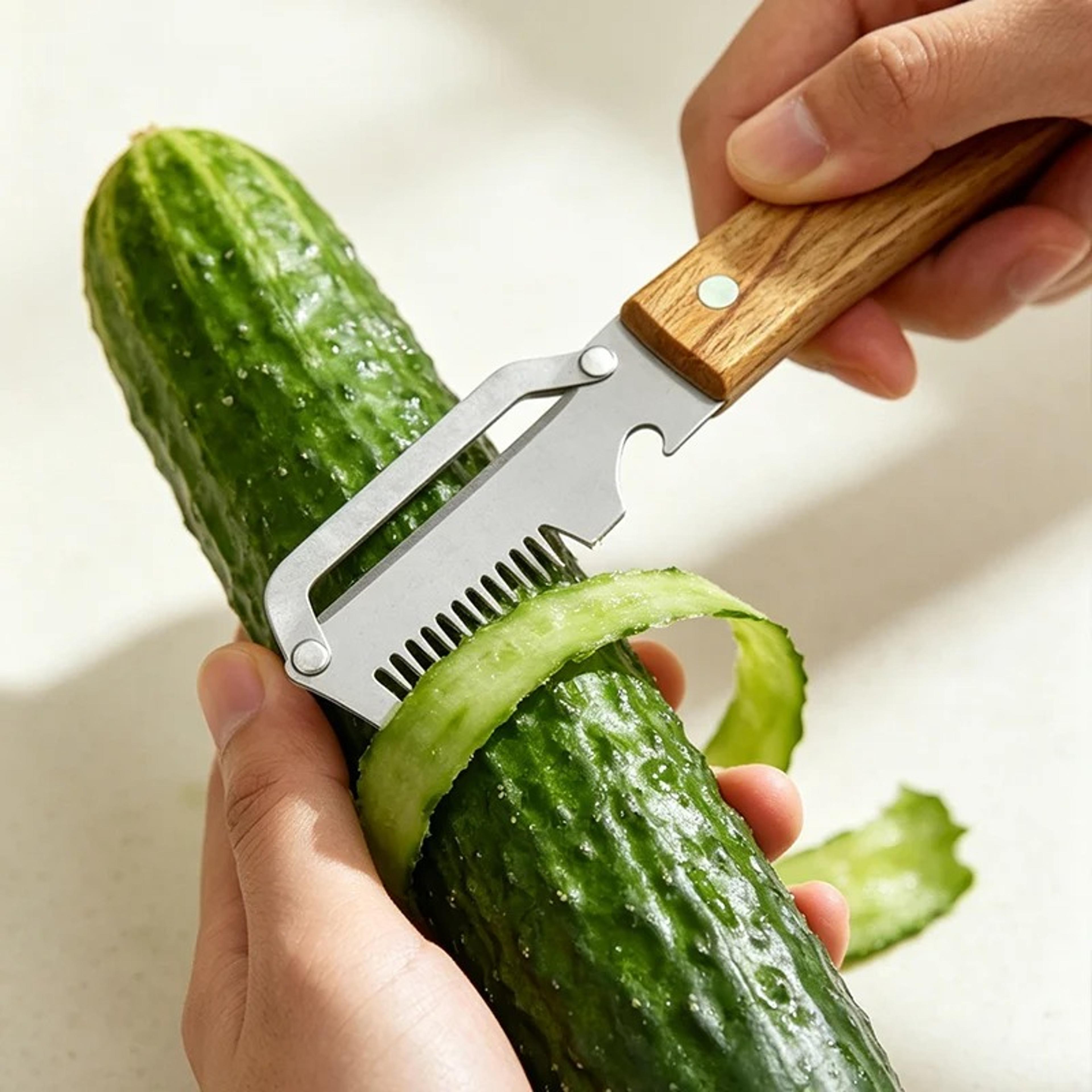 PrecisionGrip Stainless Steel Vegetable Peeler  Julienne Cutter 2