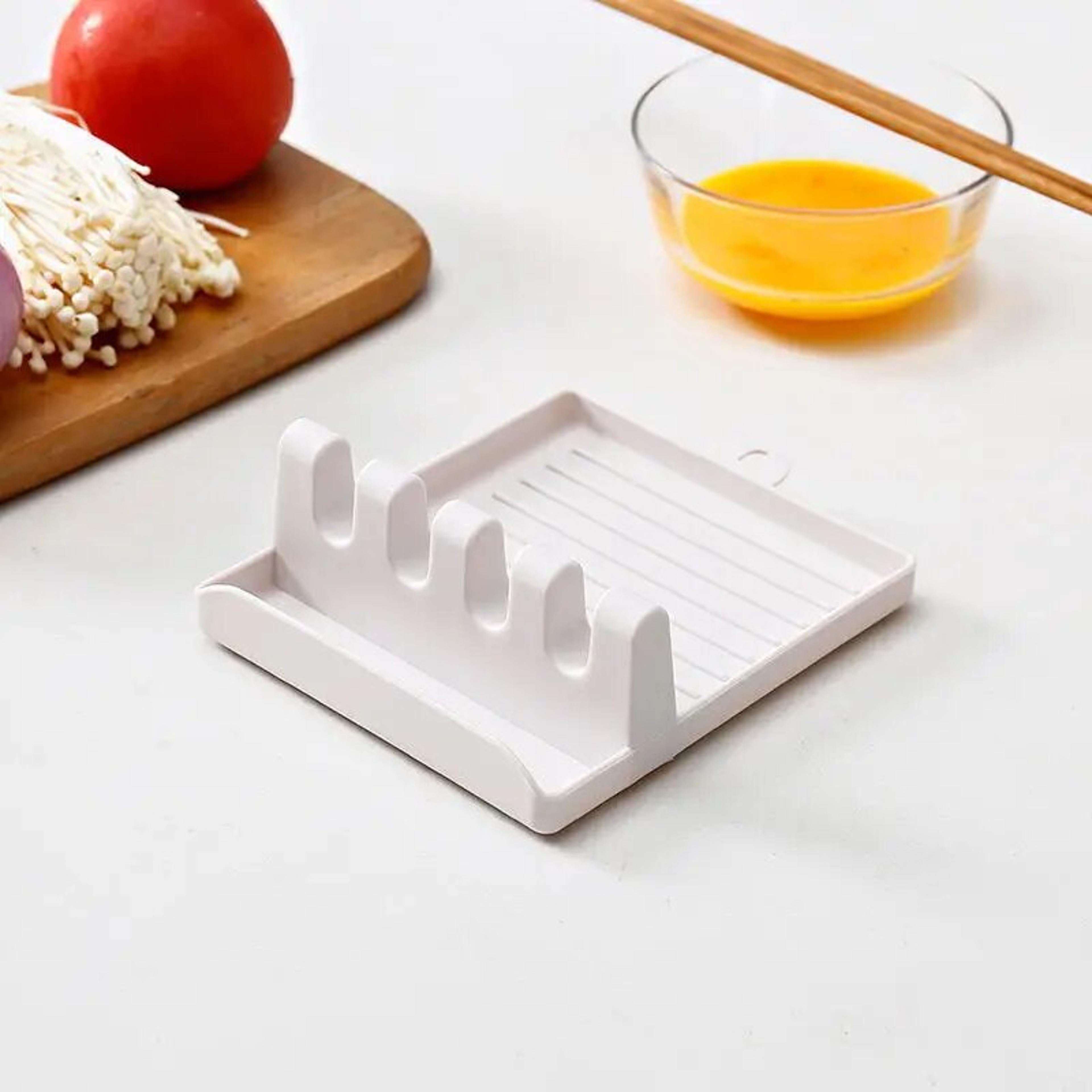 Smart Kitchen Spoon Rest  Pot Lid Holder Organizer 1
