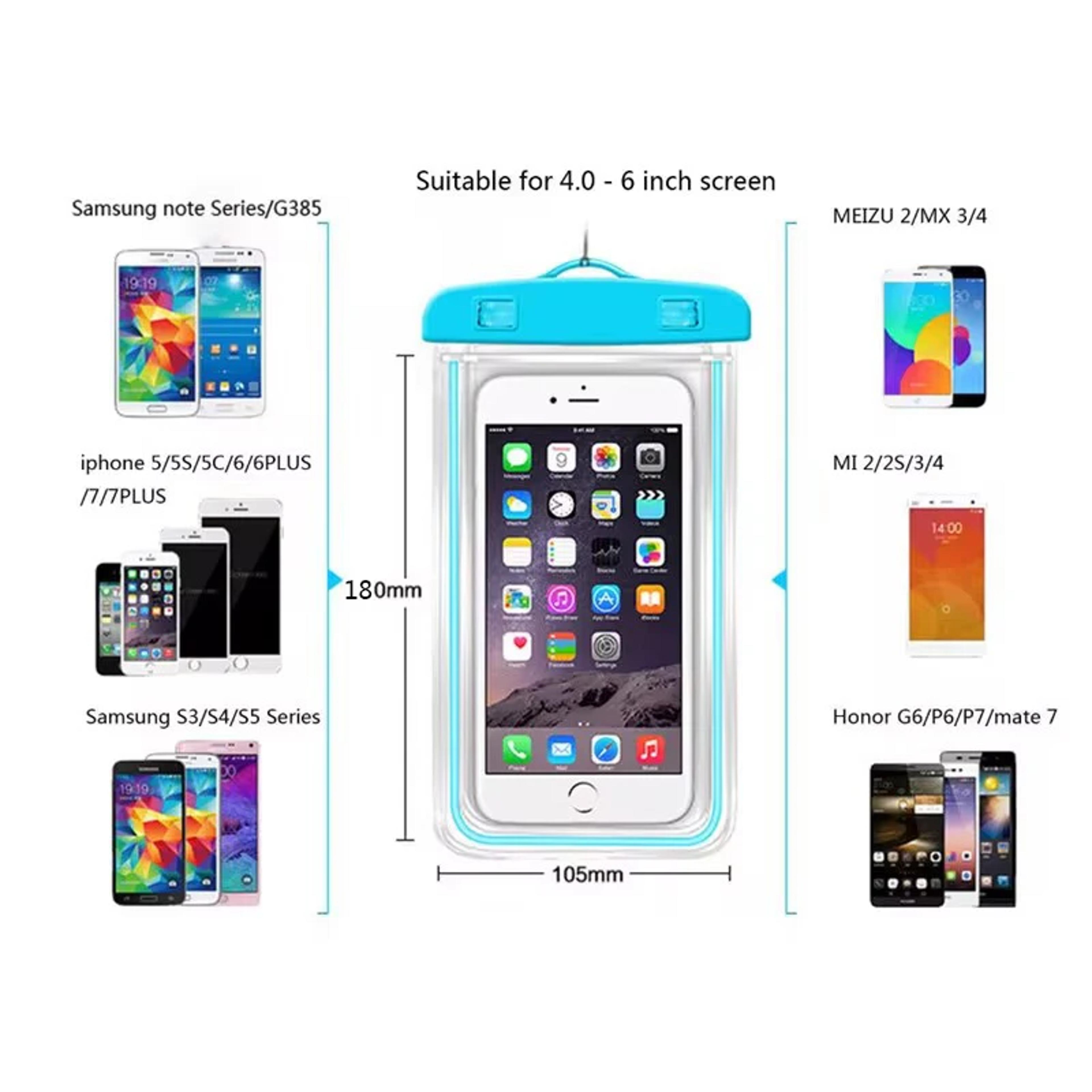 Waterproof Phone Pouch  Underwater Dry Bag Case Water Sports Protection For Phones 4