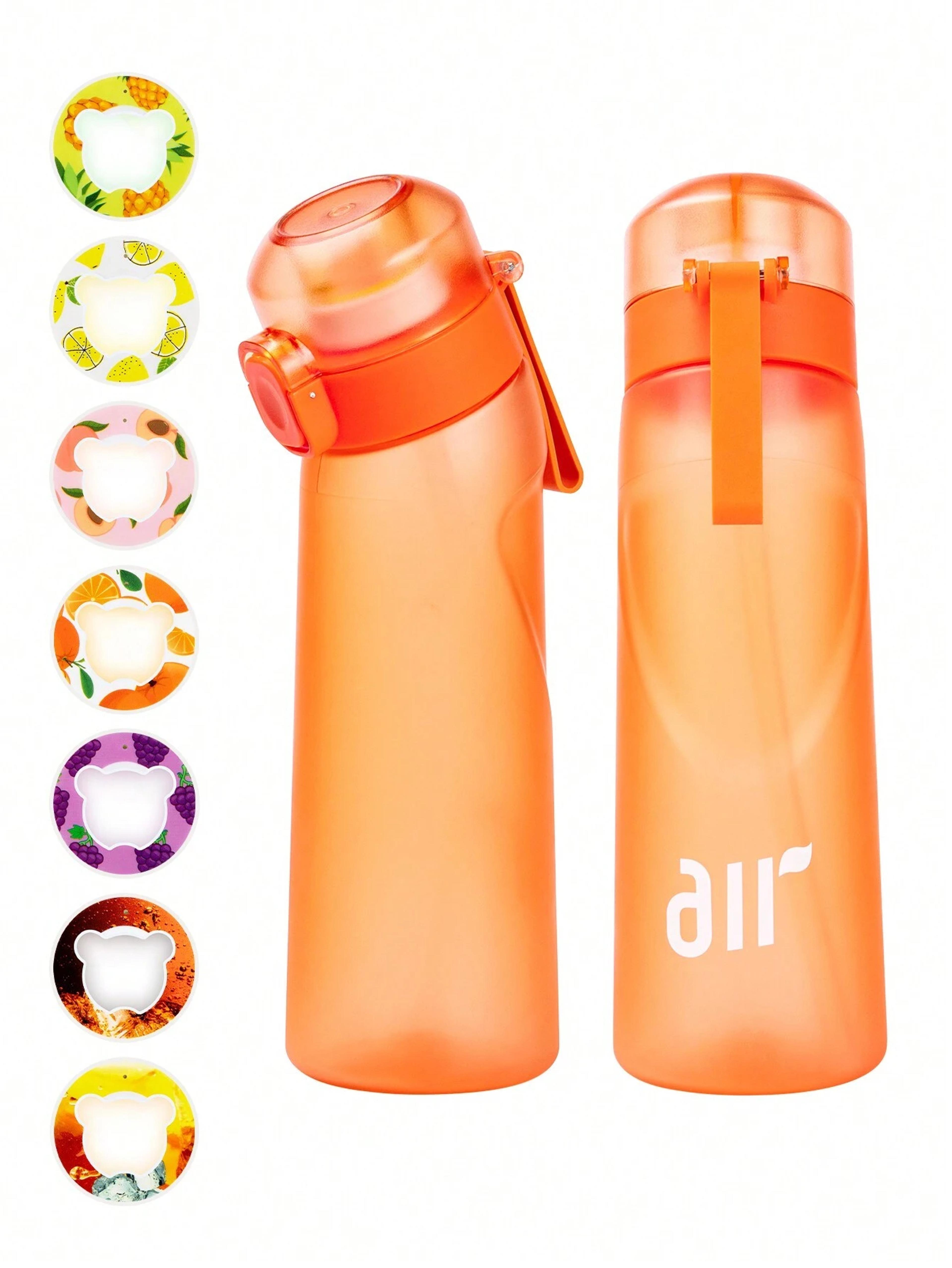 Flavor Water Bottle With Scent Pods Leakproof Air Water Bottle With Straw For Sports  Travel 12
