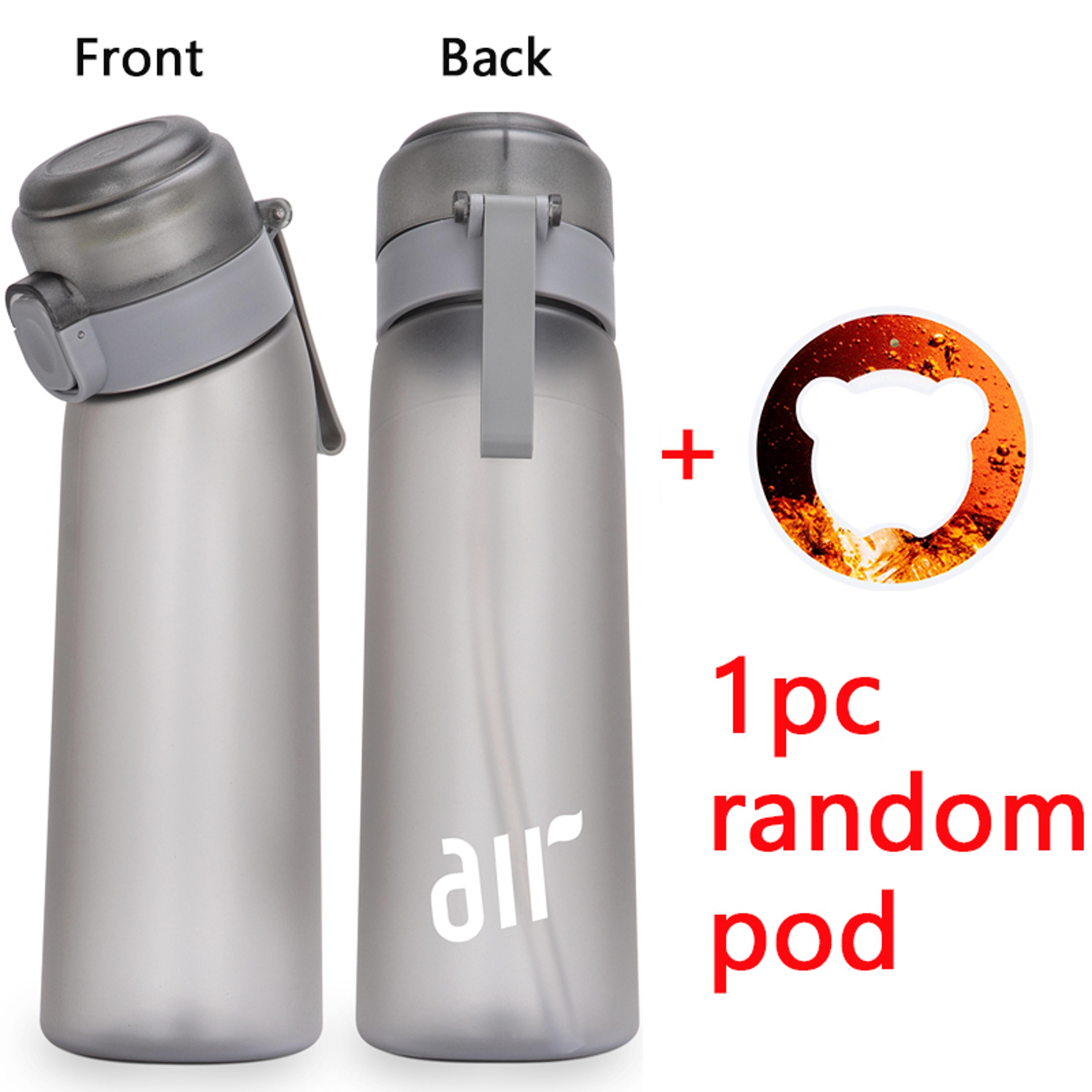 Flavor Water Bottle With Scent Pods Leakproof Air Water Bottle With Straw For Sports  Travel 7