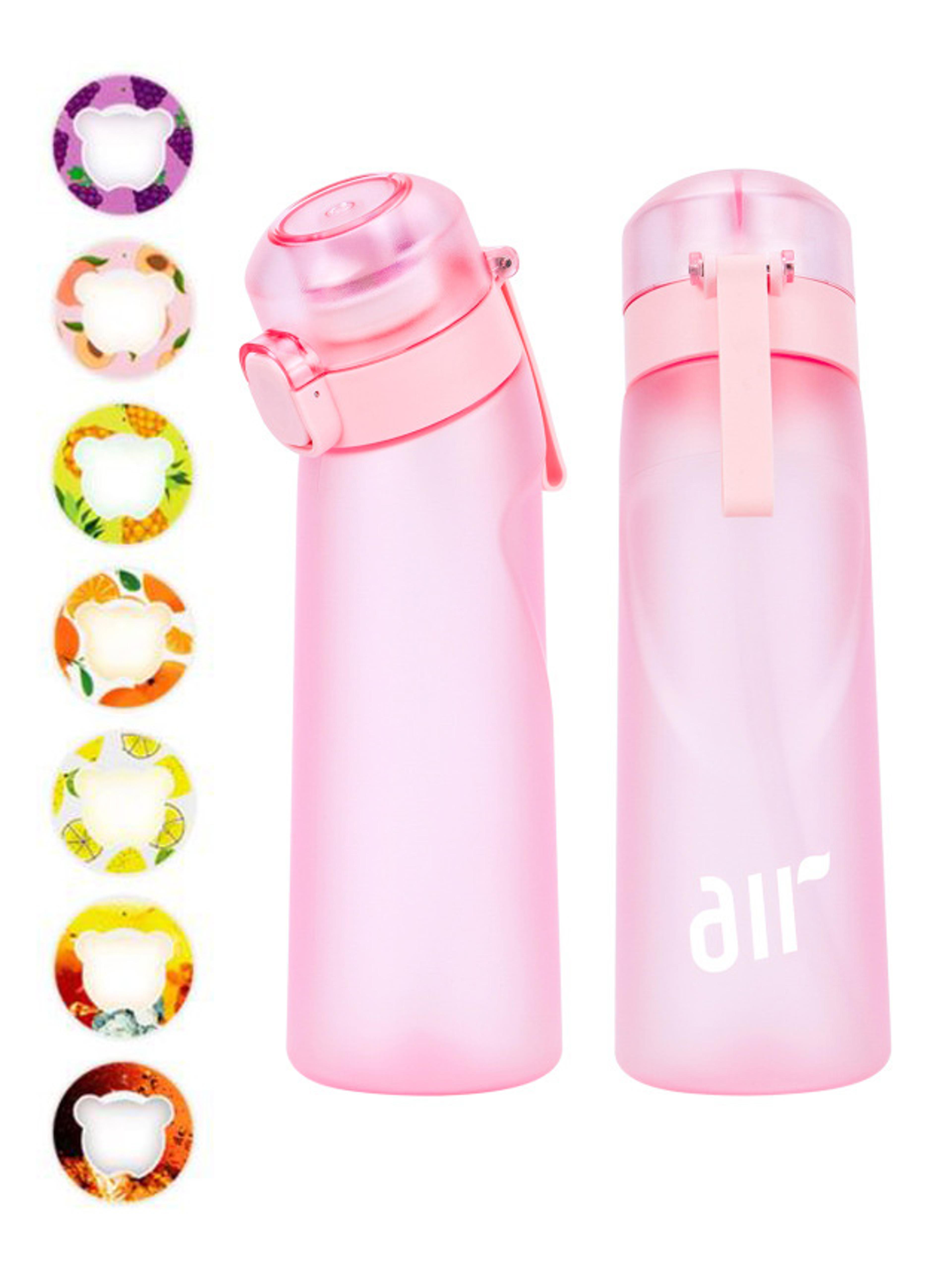 Flavor Water Bottle With Scent Pods Leakproof Air Water Bottle With Straw For Sports  Travel 8