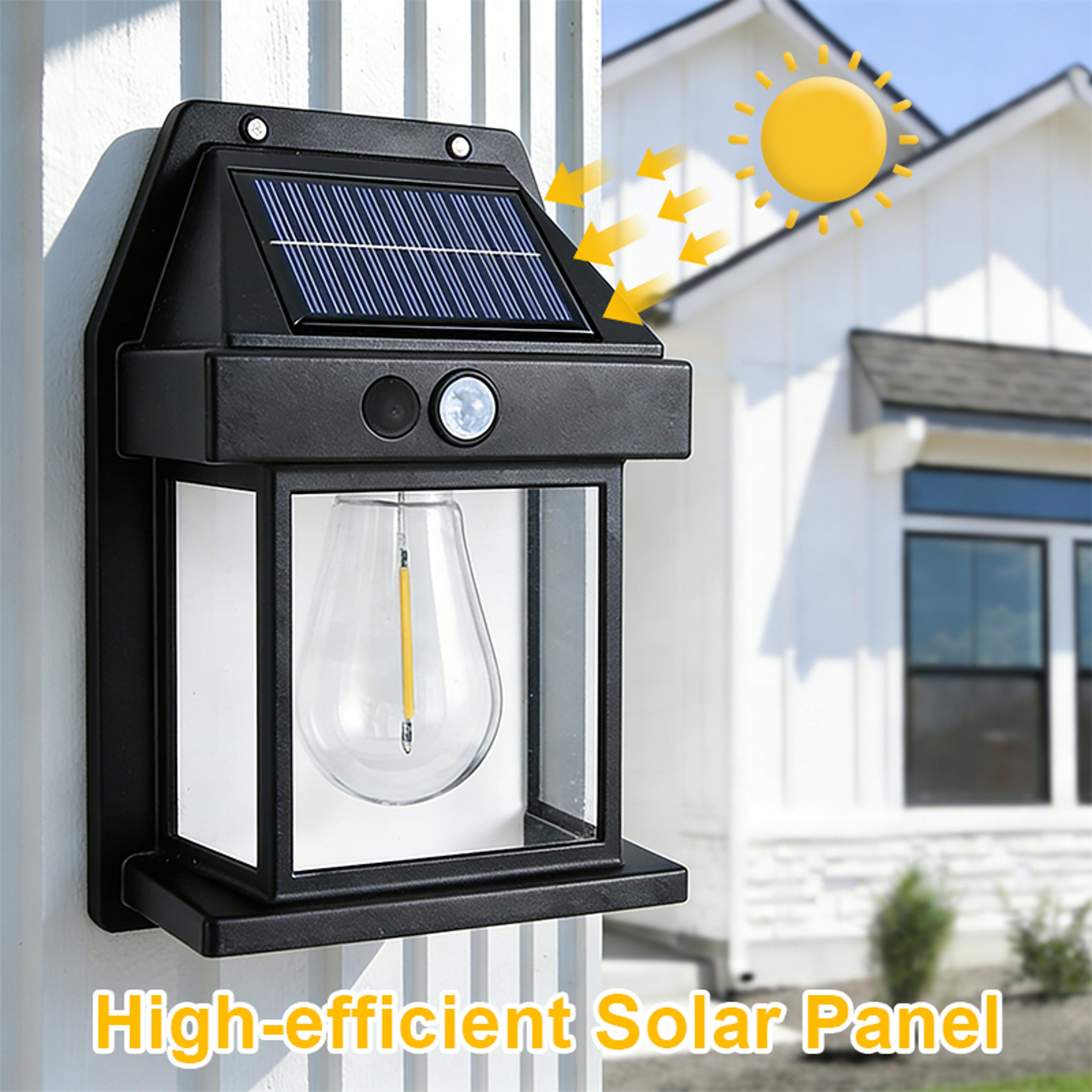 Solar Wall Lights Outdoor With Motion Sensor Waterproof Dusk To Dawn LED Security Lights 4