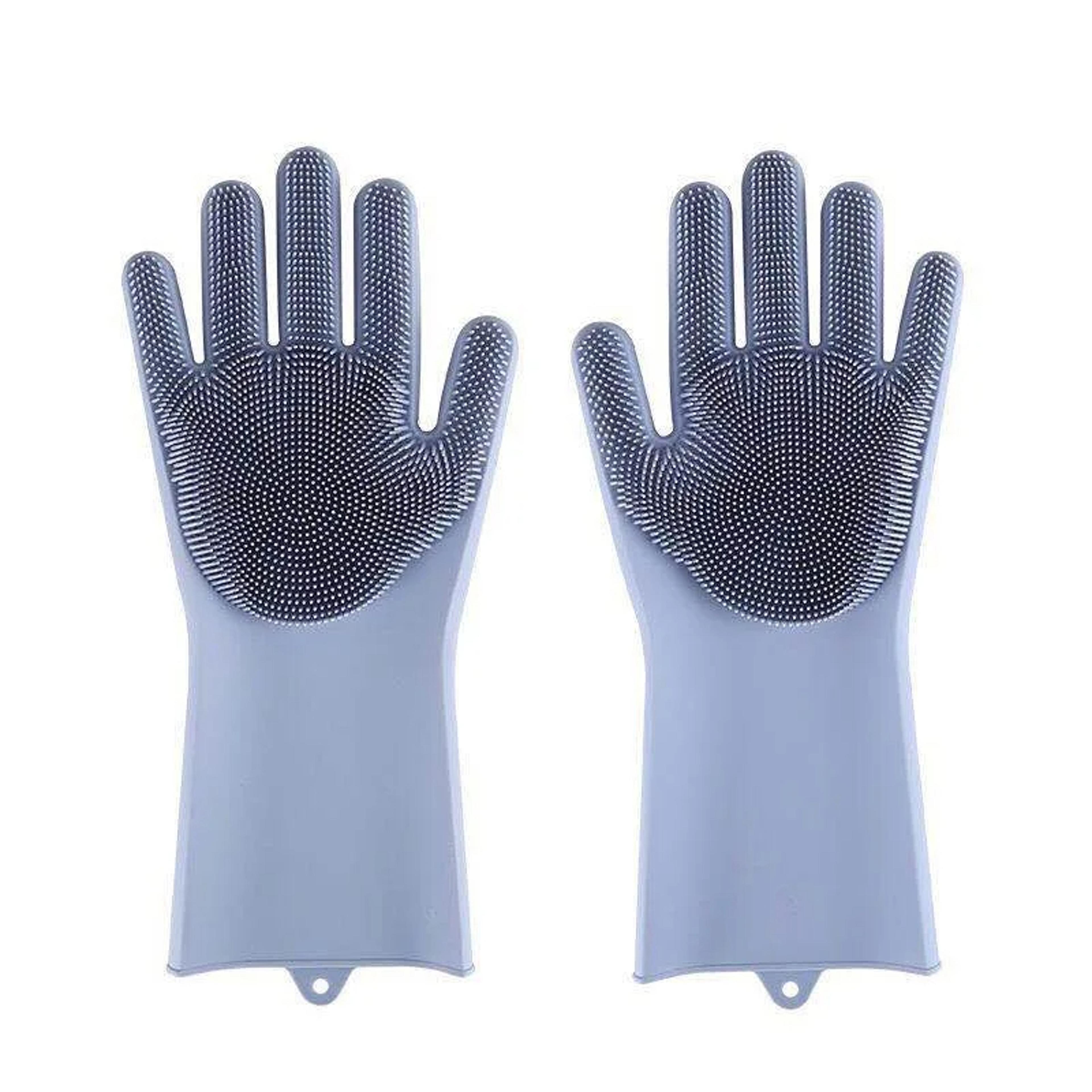 Silicone Pet Grooming Glove For Dogs  Cats Hair Remover Bath  Massage Brush 6