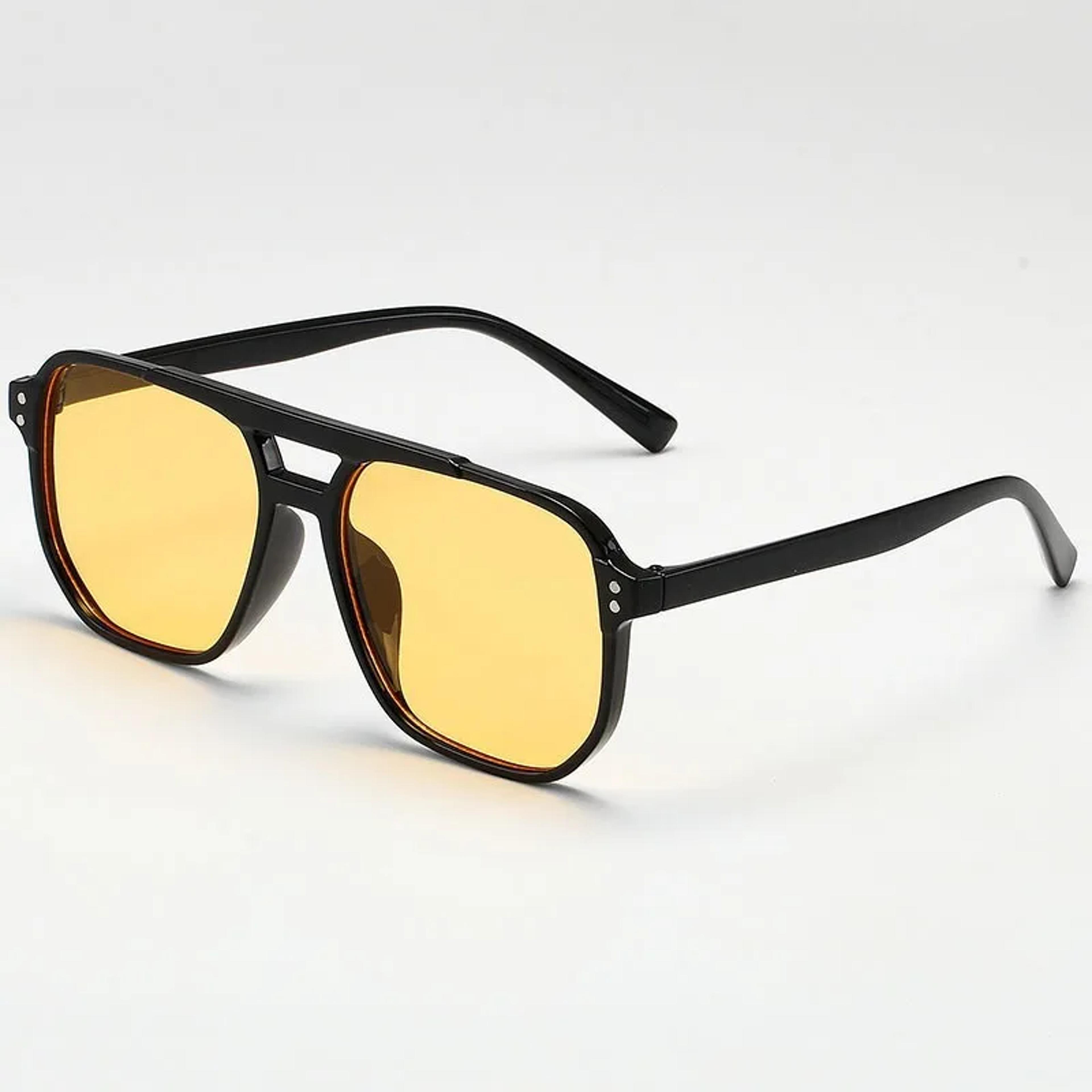 Vintage Oversized Square Sunglasses Designer Style Unisex Shades 2