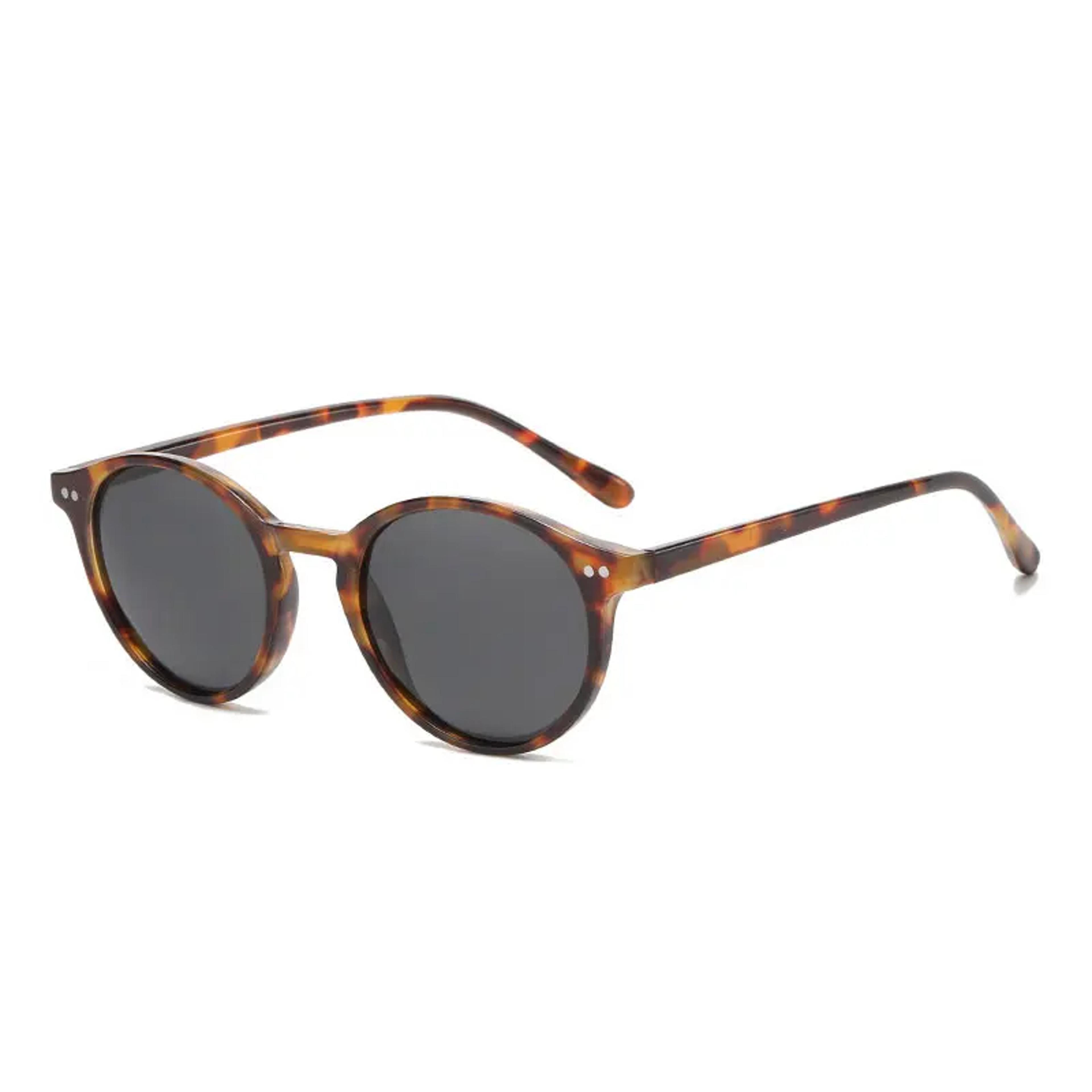 Classic Polarized Sunglasses With Round Leopard Frame For Men  Women 8