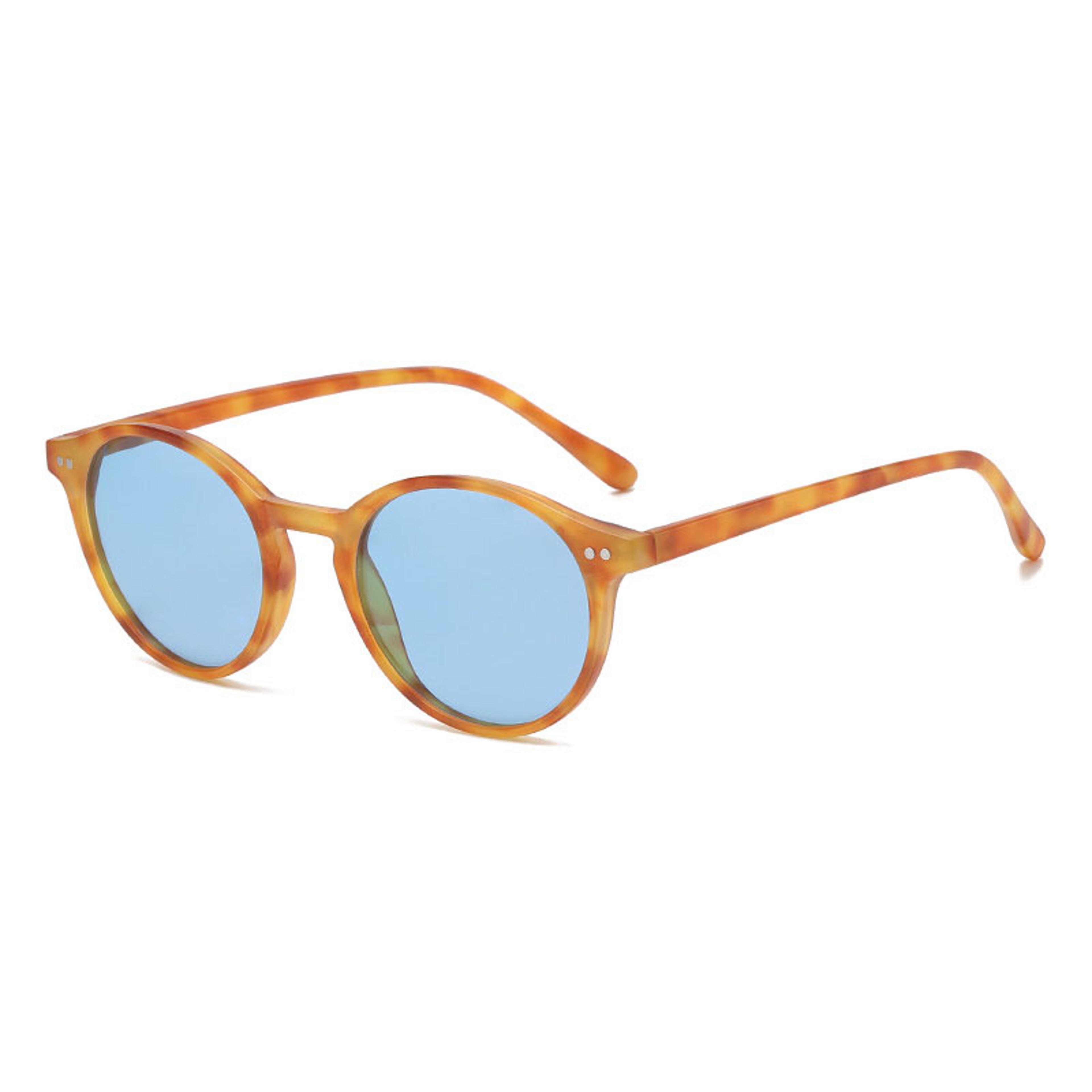 Classic Polarized Sunglasses With Round Leopard Frame For Men  Women 9