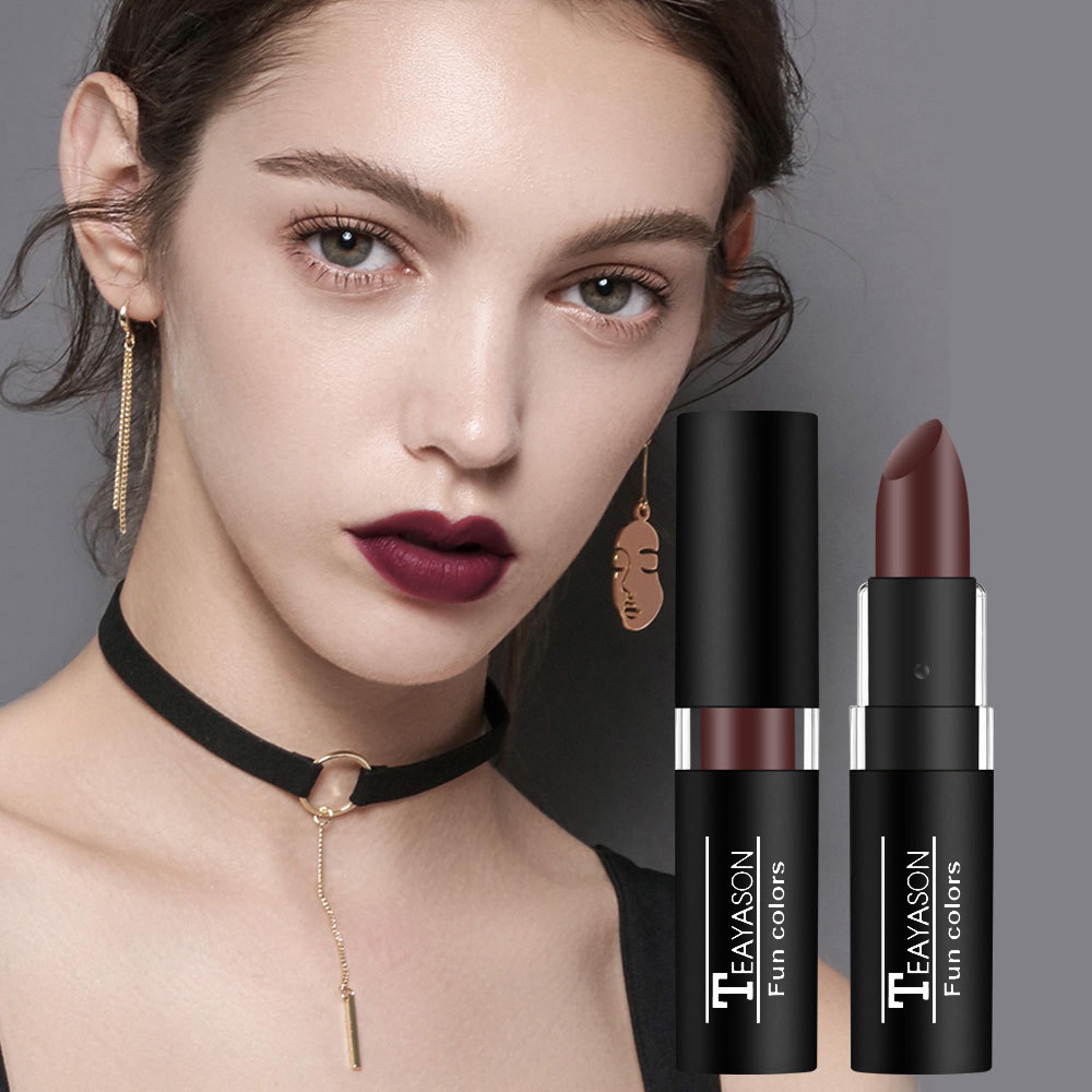 Shades Matte Lipstick Set Waterproof Long Lasting Bold Lip Color Collection 2