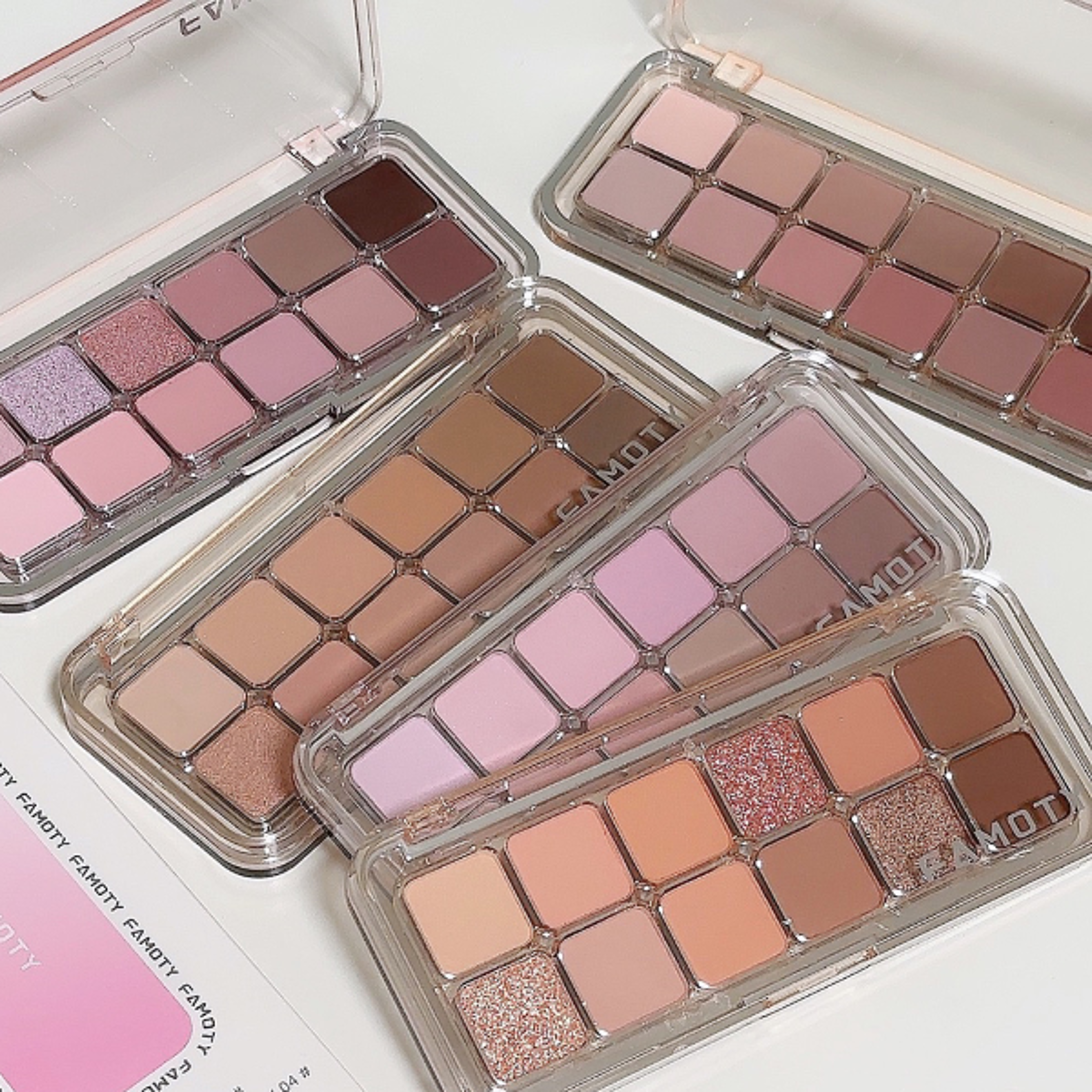 matte eyeshadow palette neutral earth tone long lasting daily eye makeup