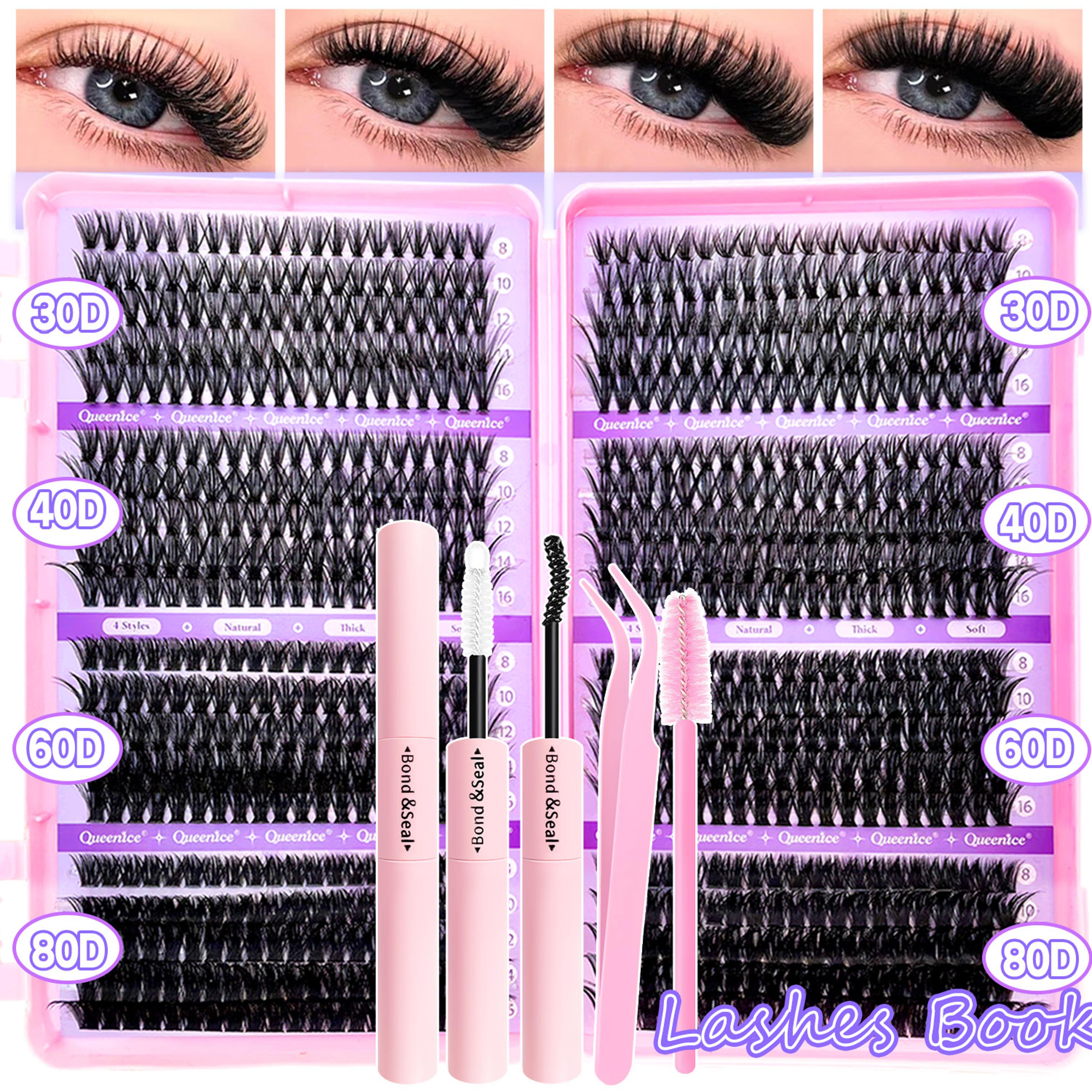 DIY Lash Extension Kit With Cluster Lashes And Bond  Seal For Natural Wispy Volume 8