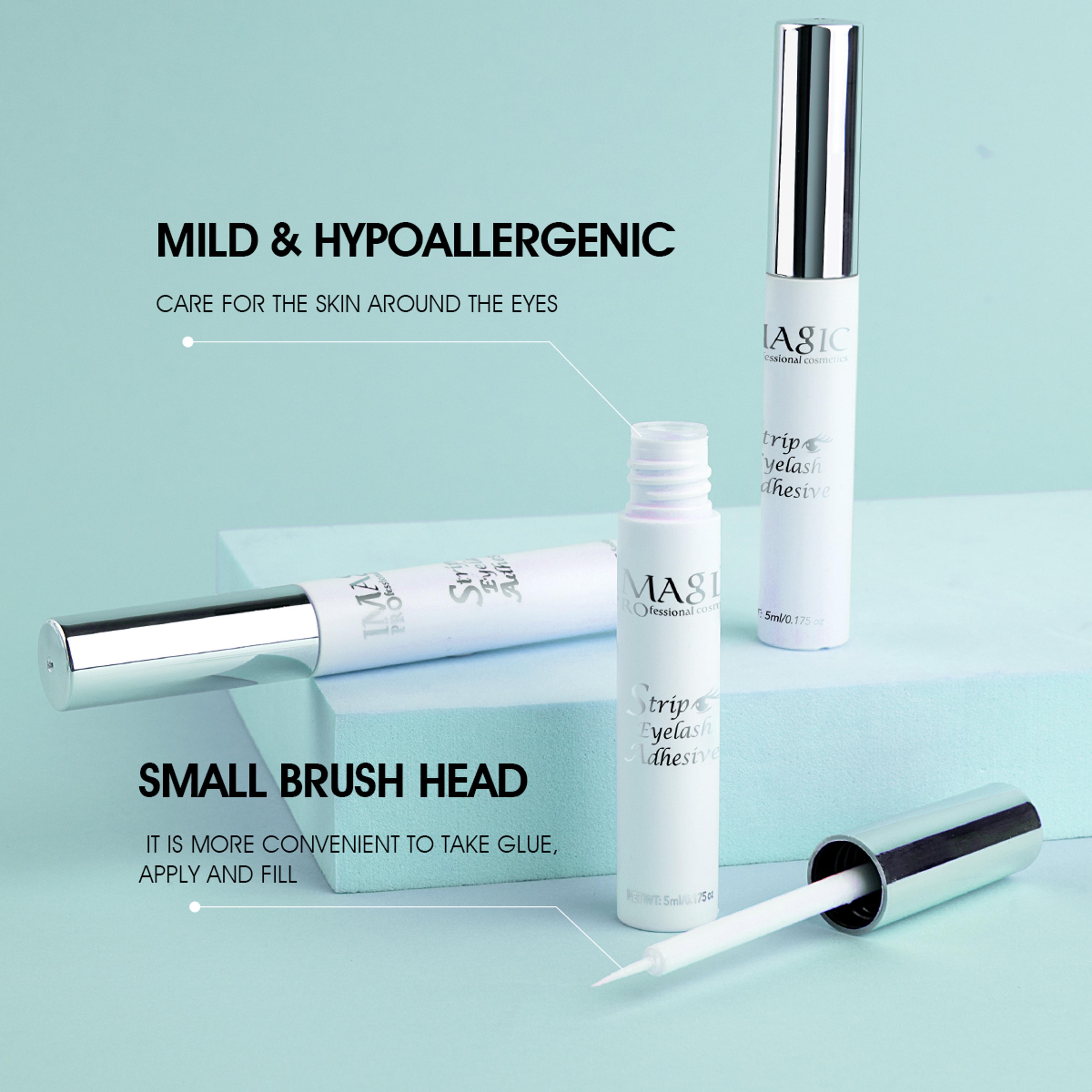 IMAGIC False Eyelash Glue Fast Dry Waterproof Eyelash Extension Glue With Clear Long Lasting Hold 3