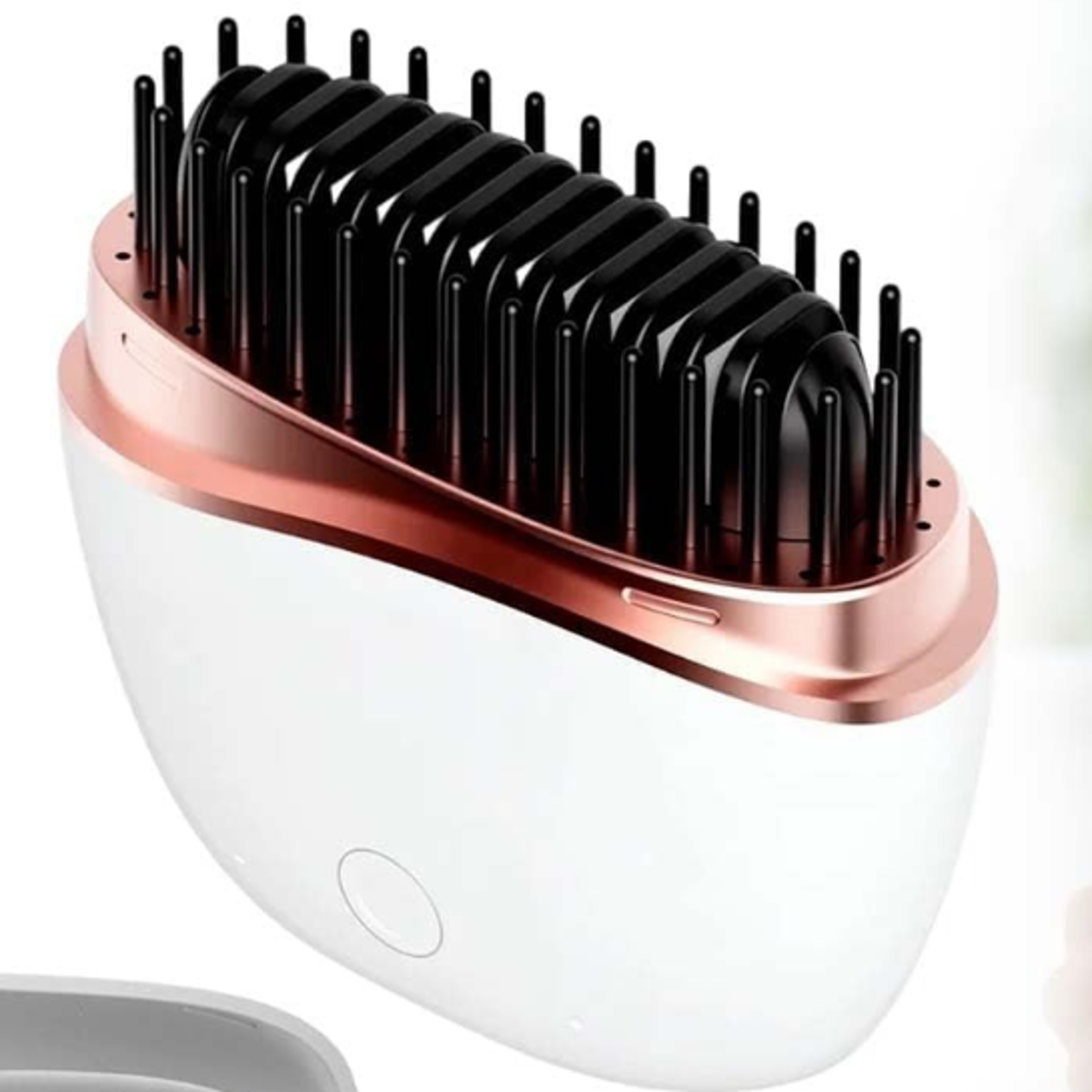portable cordless hair straightener brush usb rechargeable hot comb with heat settings