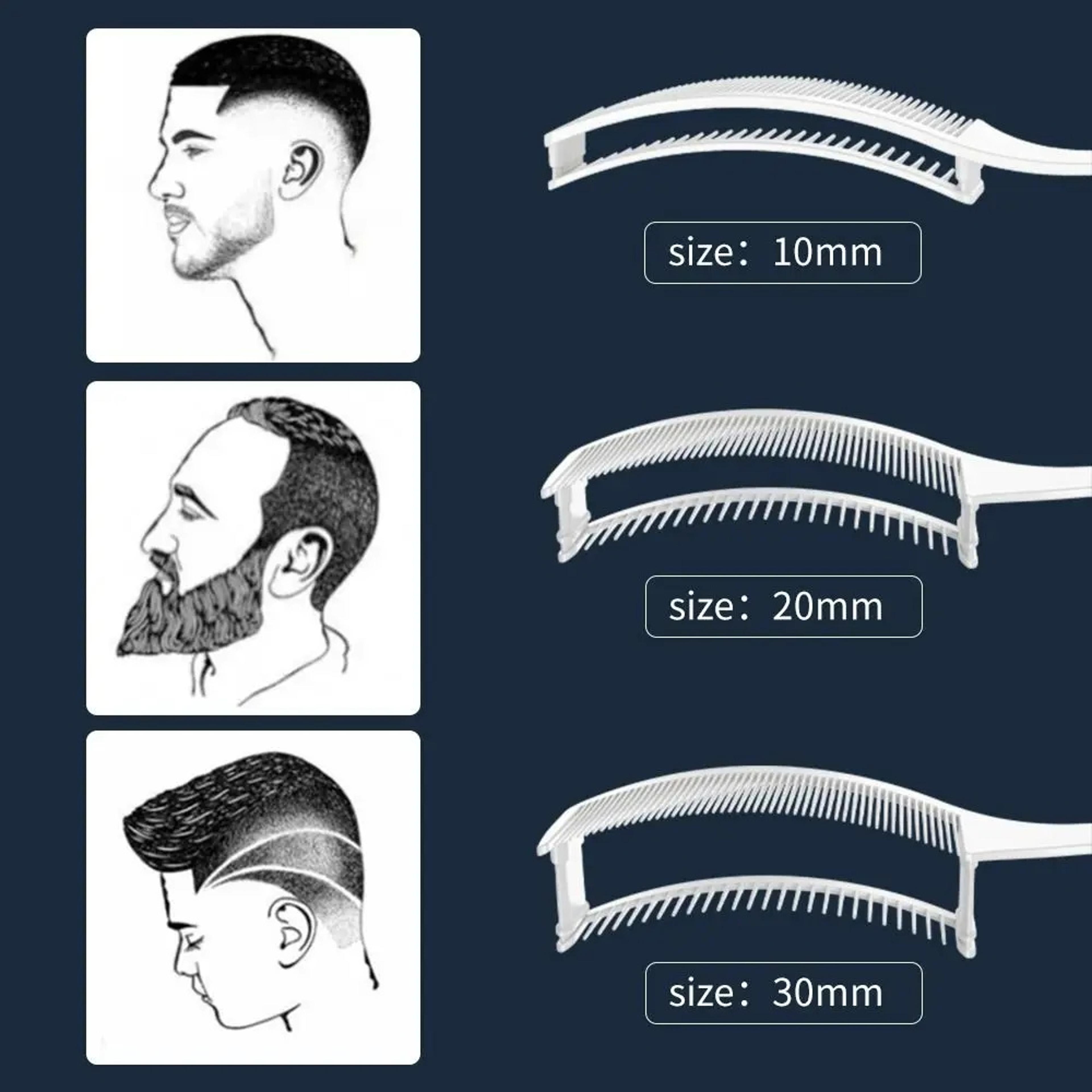 Professional Barber Fade Comb Heat Resistant Curved Hair Cutting Comb For Precision Fades 4